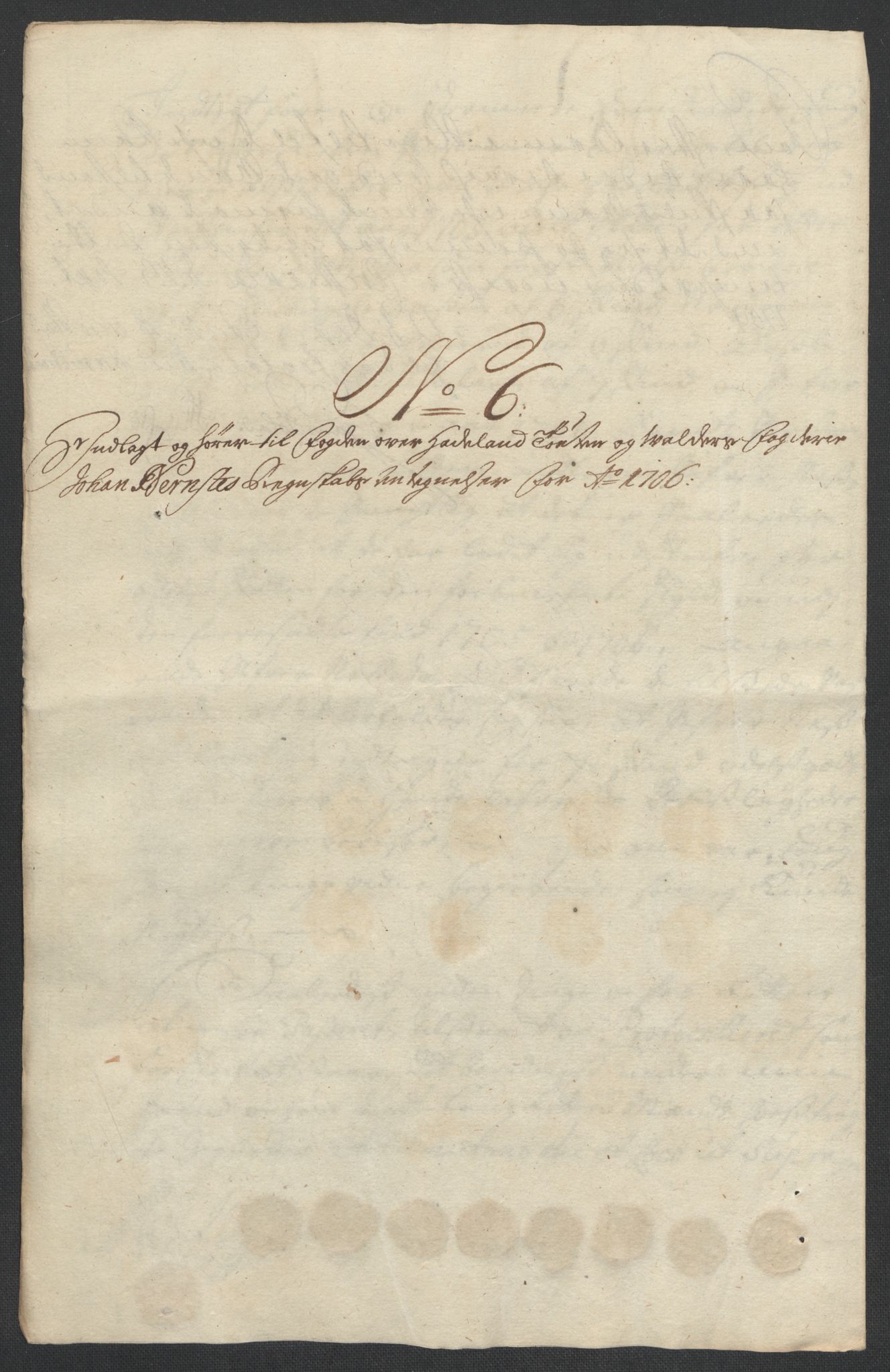 Rentekammeret inntil 1814, Reviderte regnskaper, Fogderegnskap, AV/RA-EA-4092/R18/L1304: Fogderegnskap Hadeland, Toten og Valdres, 1706, p. 514