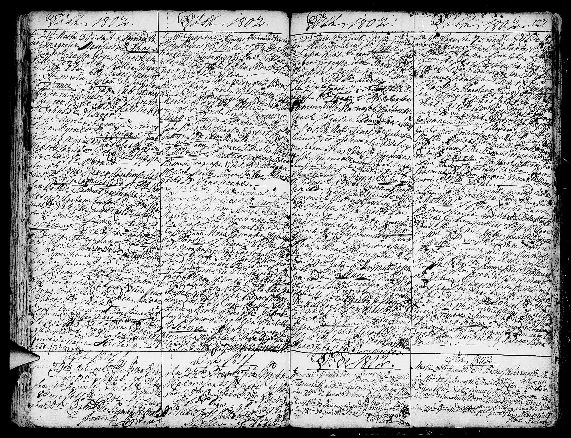 Eid sokneprestembete, AV/SAB-A-82301/H/Haa/Haaa/L0003: Parish register (official) no. A 3, 1770-1805, p. 127