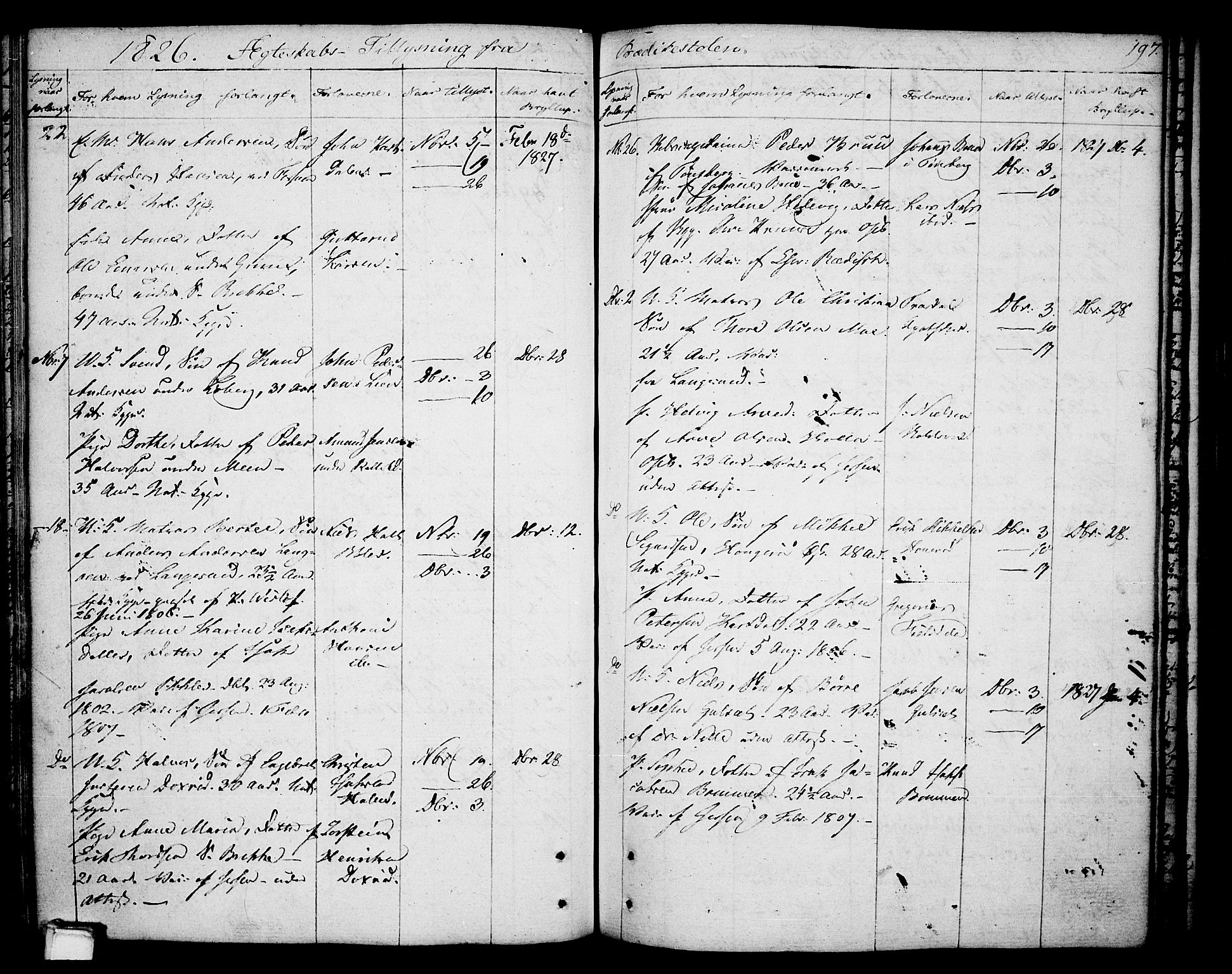 Gjerpen kirkebøker, AV/SAKO-A-265/F/Fa/L0003: Parish register (official) no. I 3, 1796-1814, p. 197