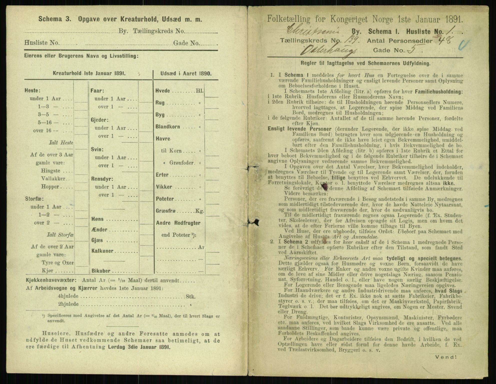 RA, 1891 census for 0301 Kristiania, 1891, p. 76975