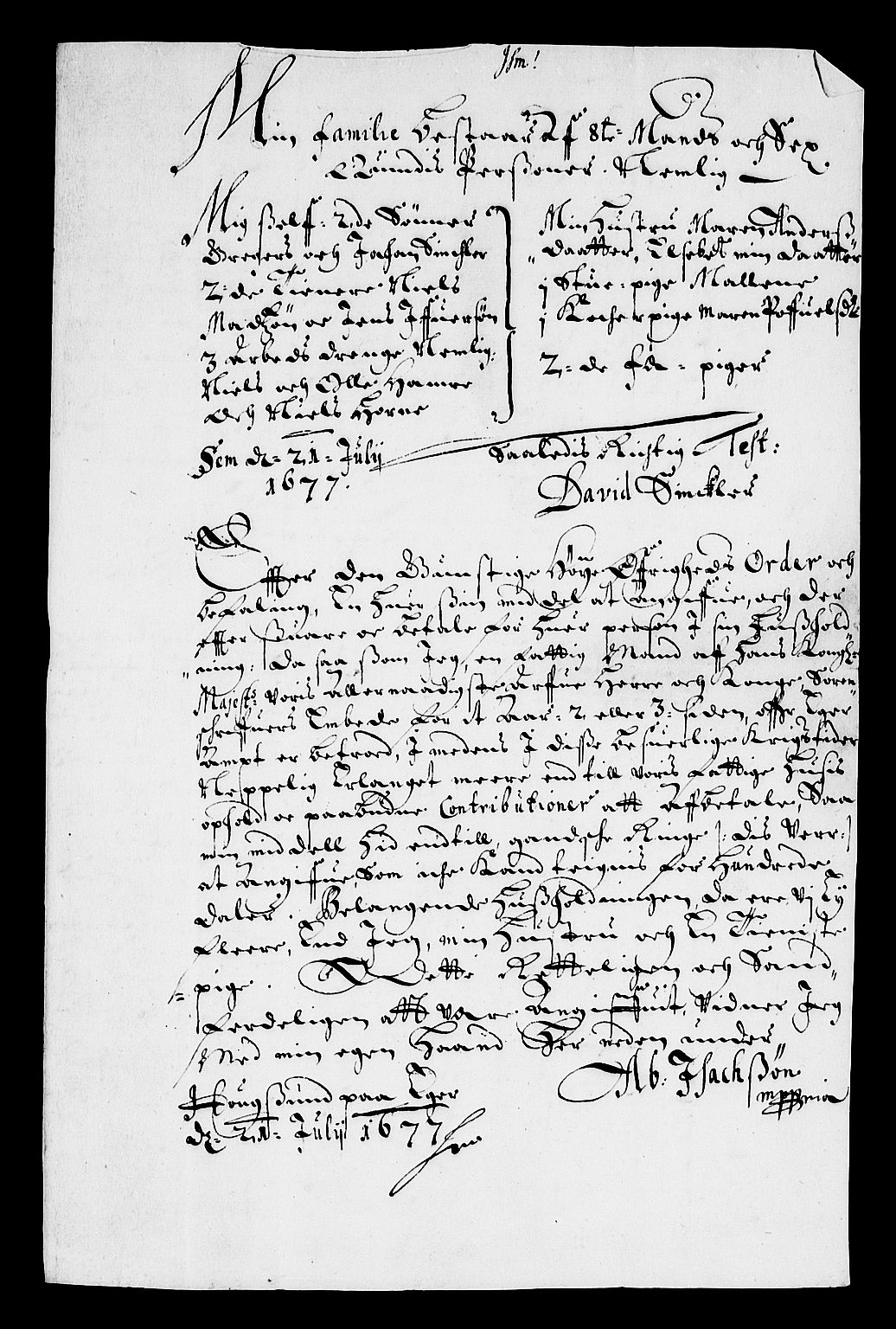 Rentekammeret inntil 1814, Reviderte regnskaper, Stiftamtstueregnskaper, Landkommissariatet på Akershus og Akershus stiftamt, AV/RA-EA-5869/R/Rb/L0135: Akershus stiftamt, 1677