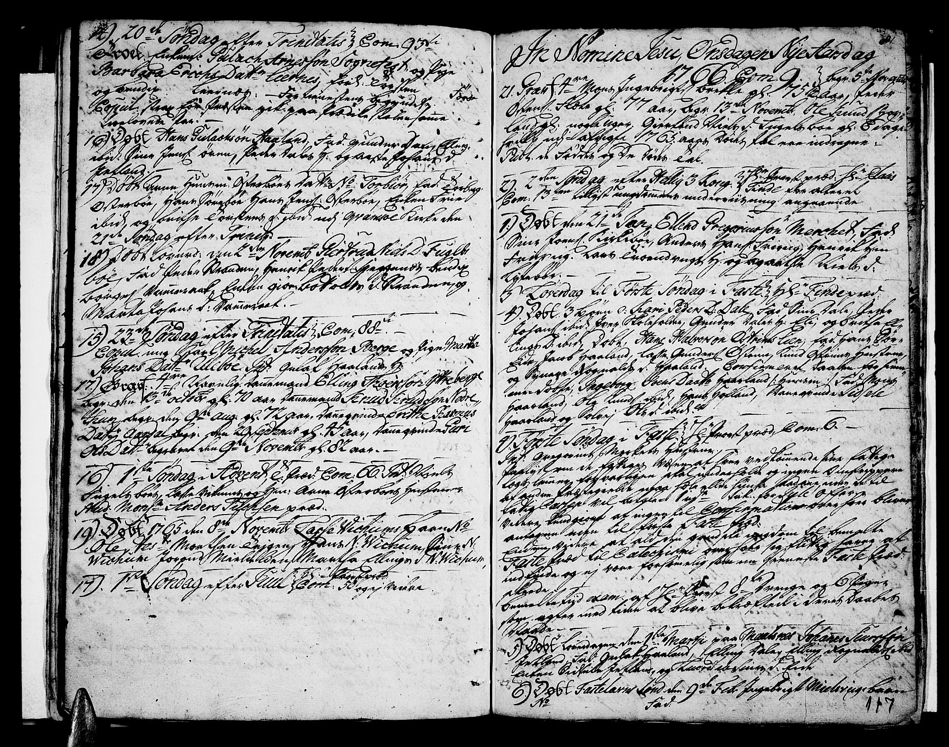 Vik sokneprestembete, SAB/A-81501: Parish register (official) no. A 3 /3, 1755-1771, p. 117