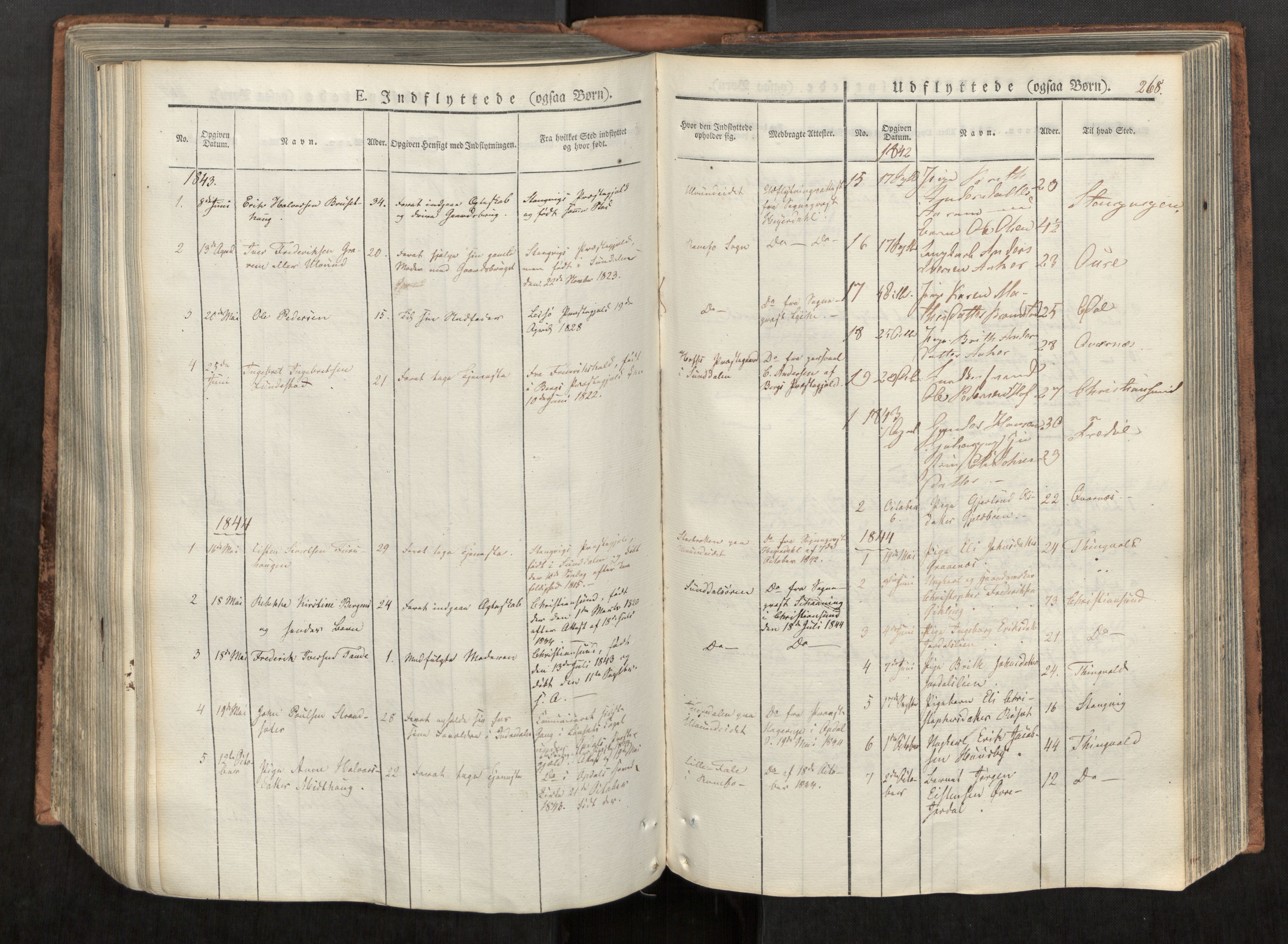 Ministerialprotokoller, klokkerbøker og fødselsregistre - Møre og Romsdal, SAT/A-1454/590/L1012: Parish register (official) no. 590A04, 1832-1846, p. 268