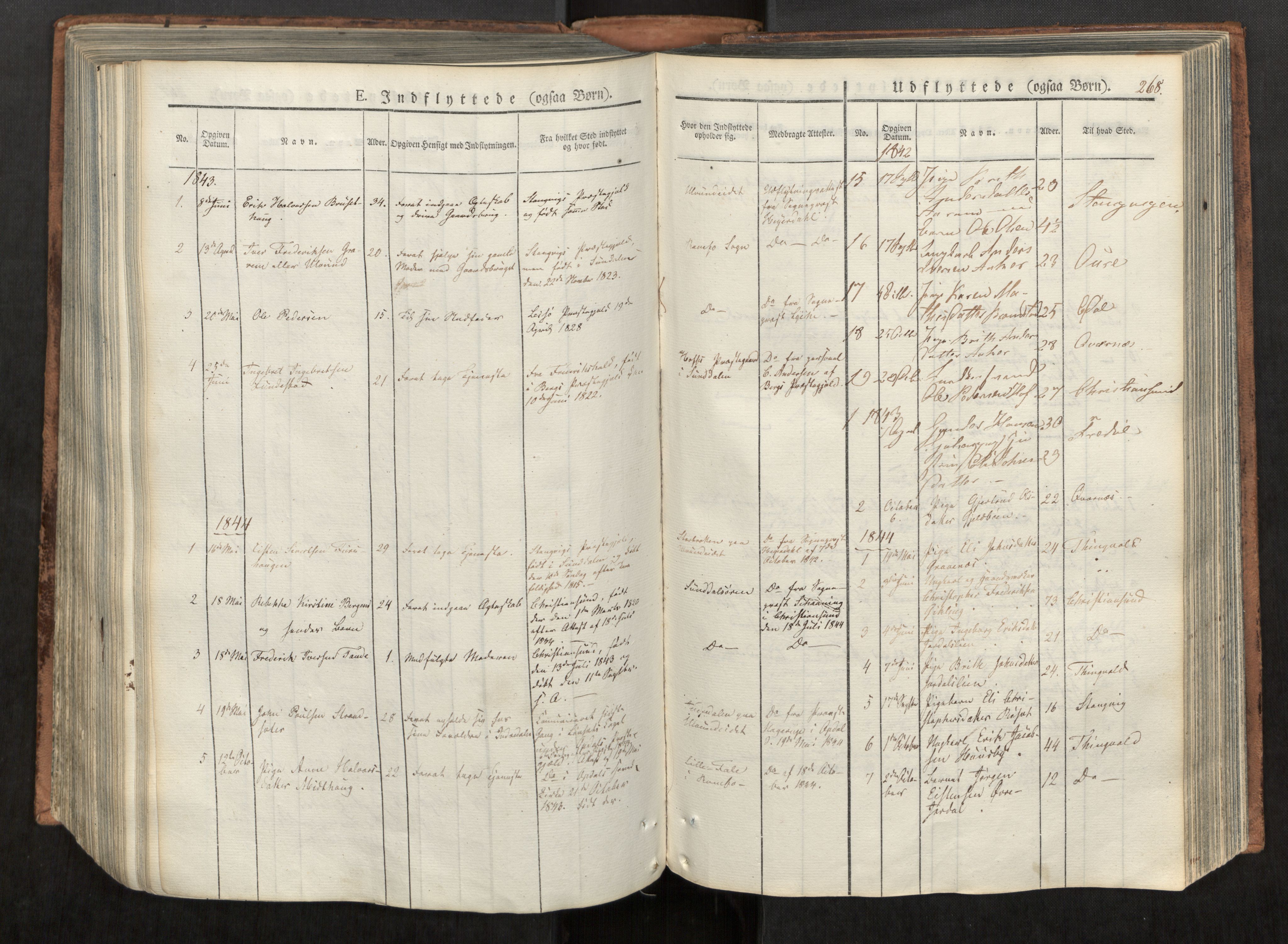 Ministerialprotokoller, klokkerbøker og fødselsregistre - Møre og Romsdal, AV/SAT-A-1454/590/L1012: Parish register (official) no. 590A04, 1832-1846, p. 268