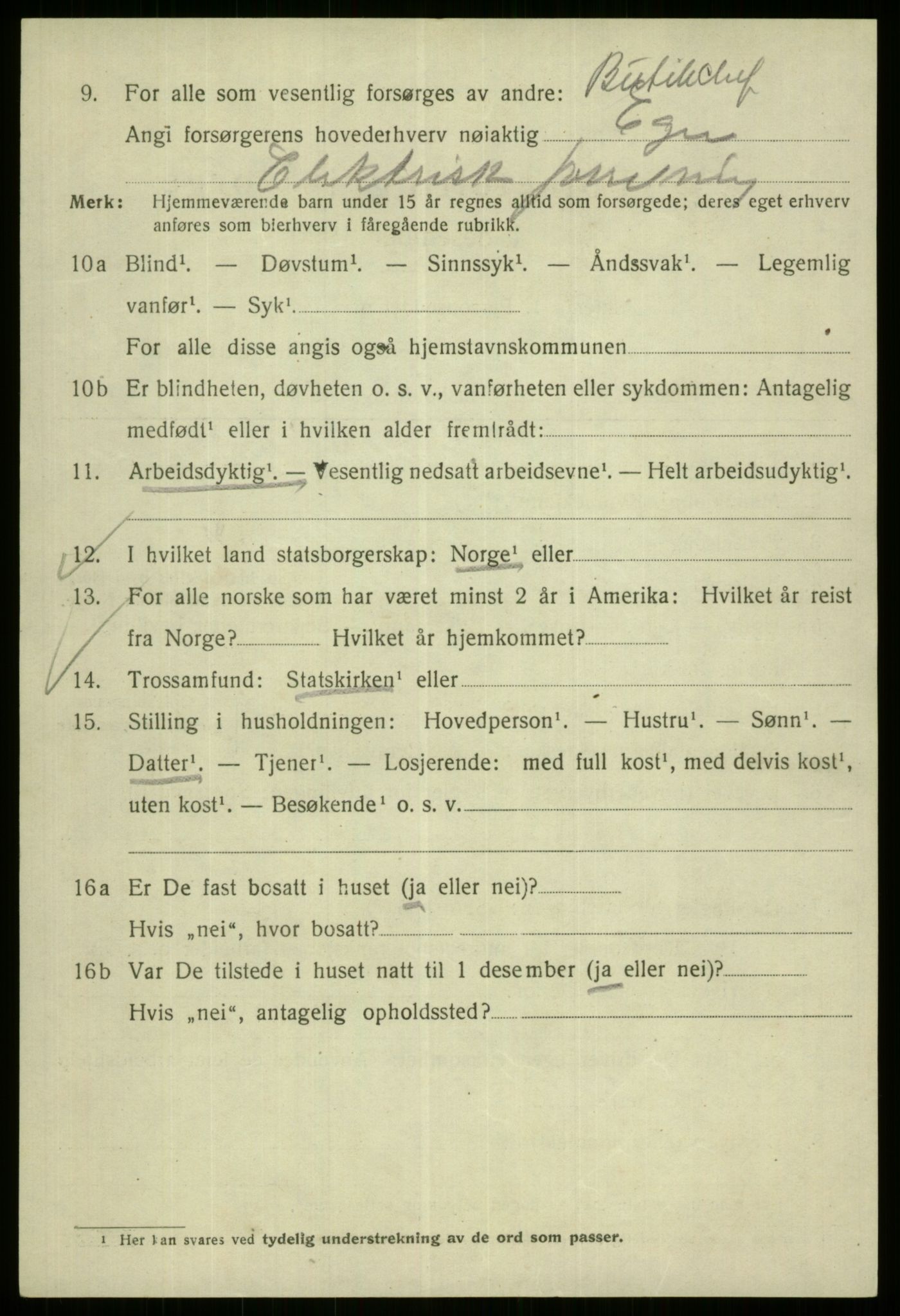 SAB, 1920 census for Bergen, 1920, p. 236135