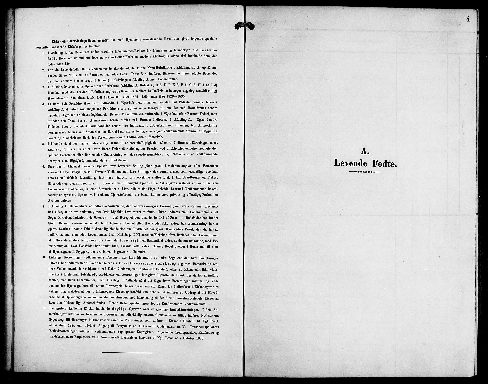 Birkeland Sokneprestembete, SAB/A-74601/H/Hab: Parish register (copy) no. A 5, 1897-1905, p. 4