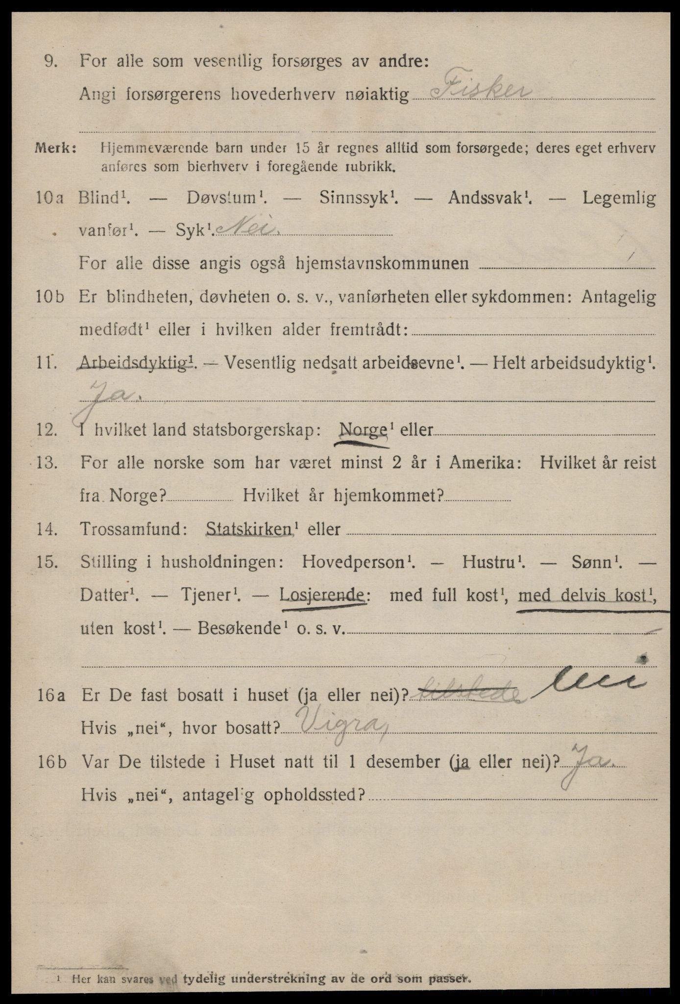 SAT, 1920 census for Ålesund, 1920, p. 16545