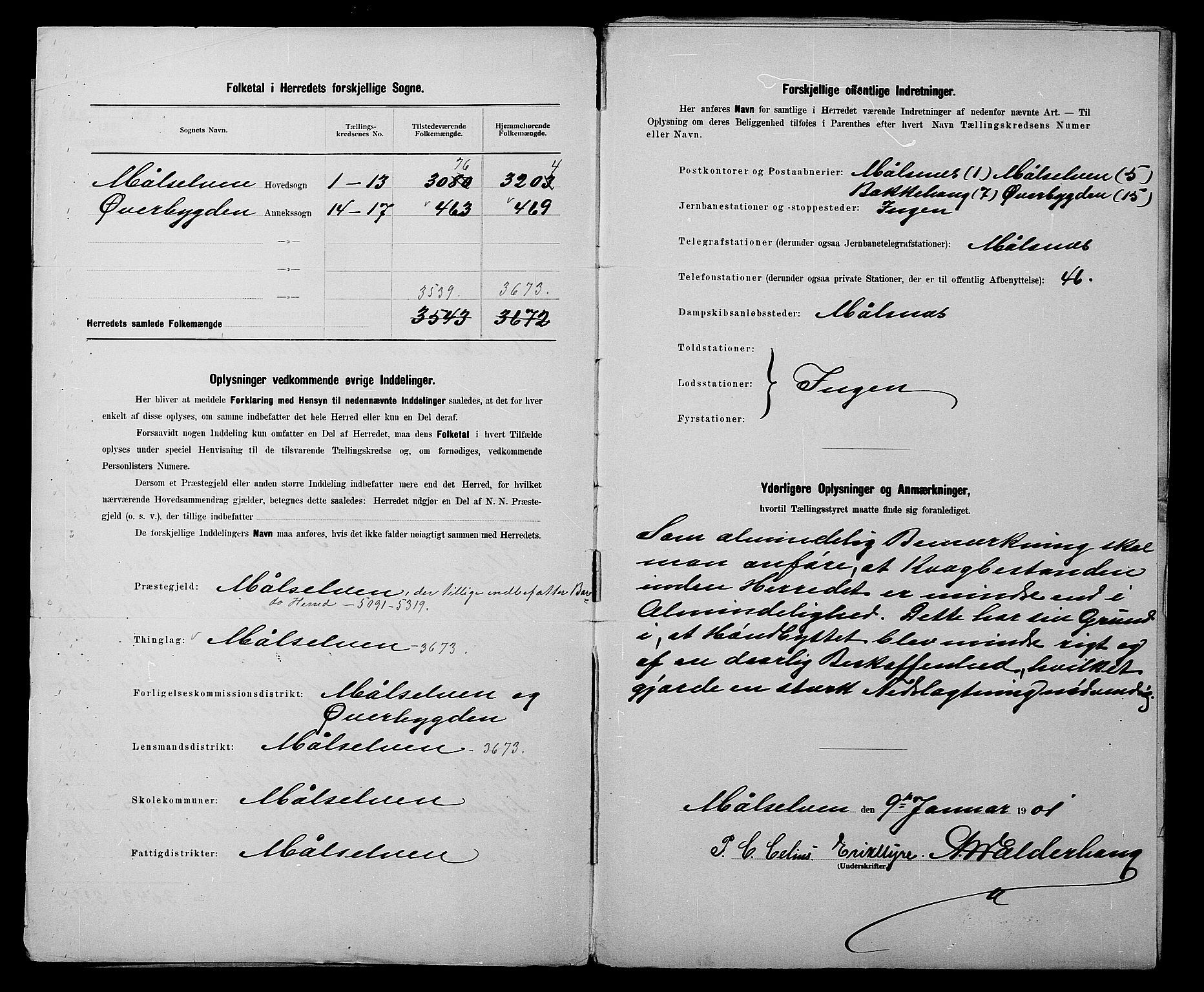 SATØ, 1900 census for Målselv, 1900, p. 3