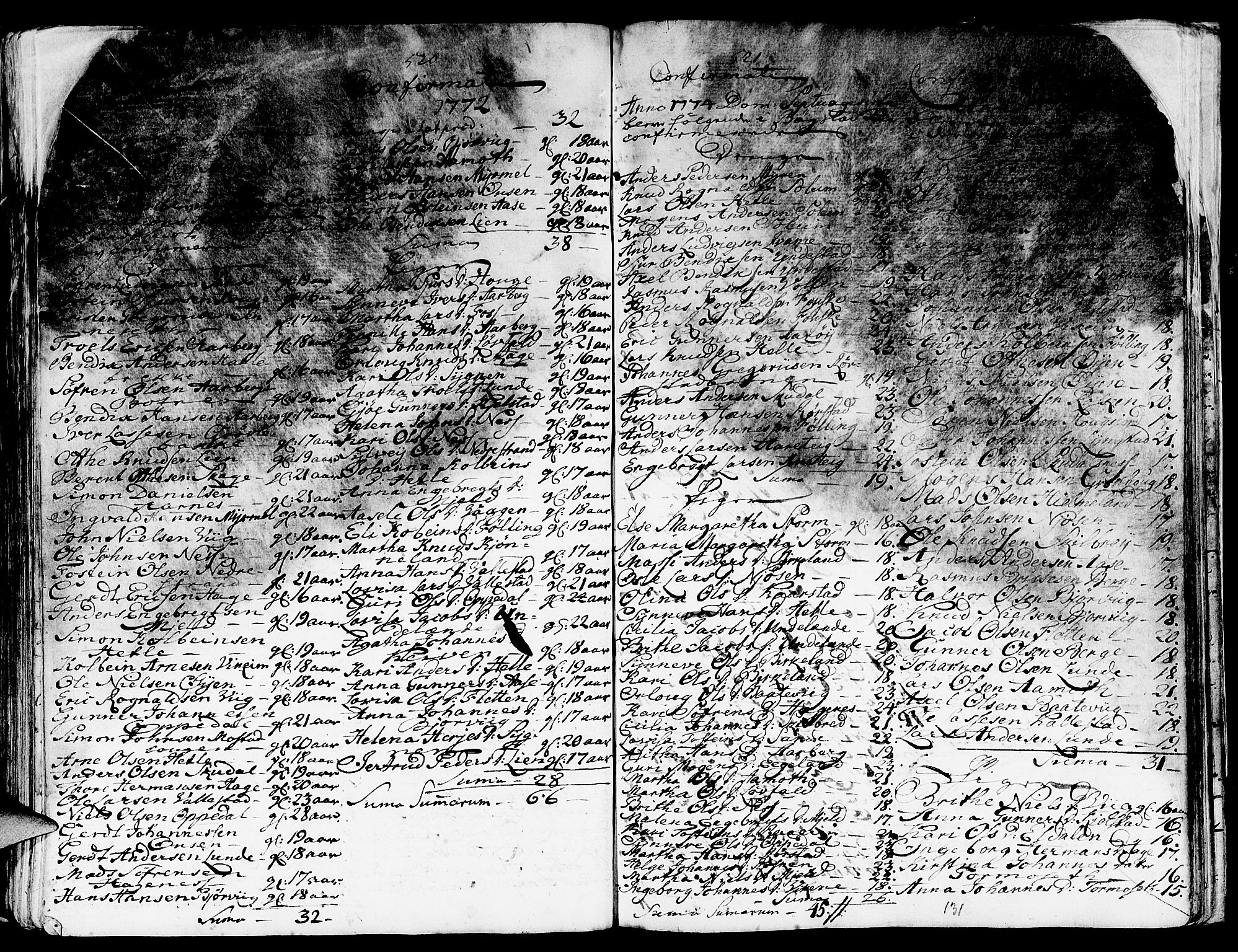 Gaular sokneprestembete, SAB/A-80001/H/Haa: Parish register (official) no. A 1, 1755-1785, p. 131