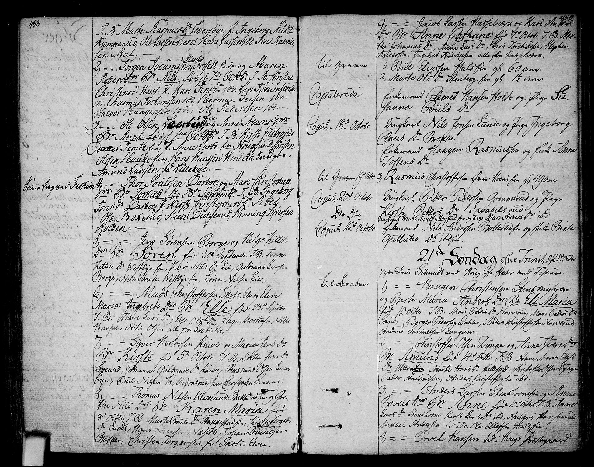 Eiker kirkebøker, AV/SAKO-A-4/F/Fa/L0009: Parish register (official) no. I 9, 1789-1806, p. 458-459