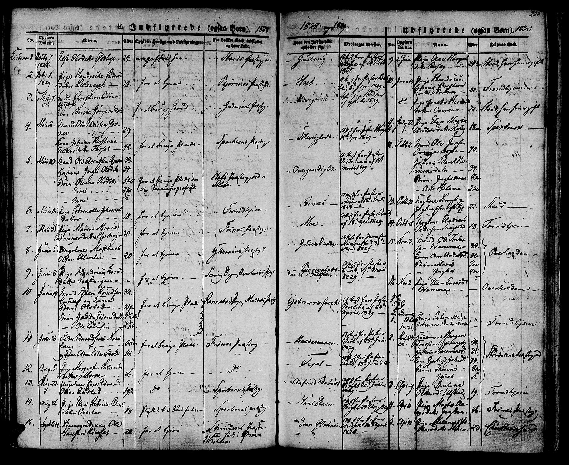 Ministerialprotokoller, klokkerbøker og fødselsregistre - Nord-Trøndelag, SAT/A-1458/741/L0390: Parish register (official) no. 741A04, 1822-1836, p. 225