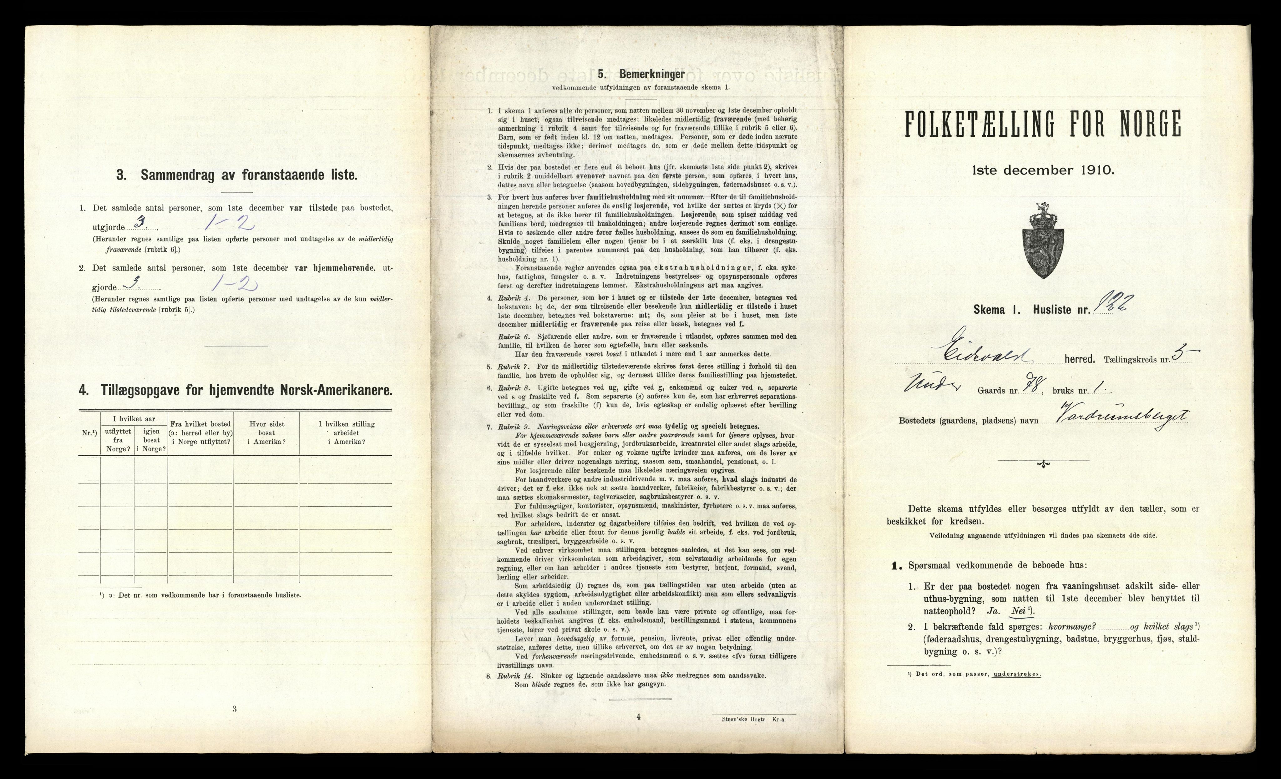 RA, 1910 census for Eidsvoll, 1910, p. 1240