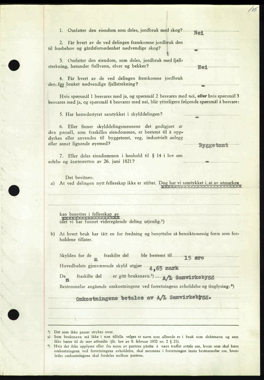 Nordmøre sorenskriveri, AV/SAT-A-4132/1/2/2Ca: Mortgage book no. A110, 1948-1949, Diary no: : 3450/1948