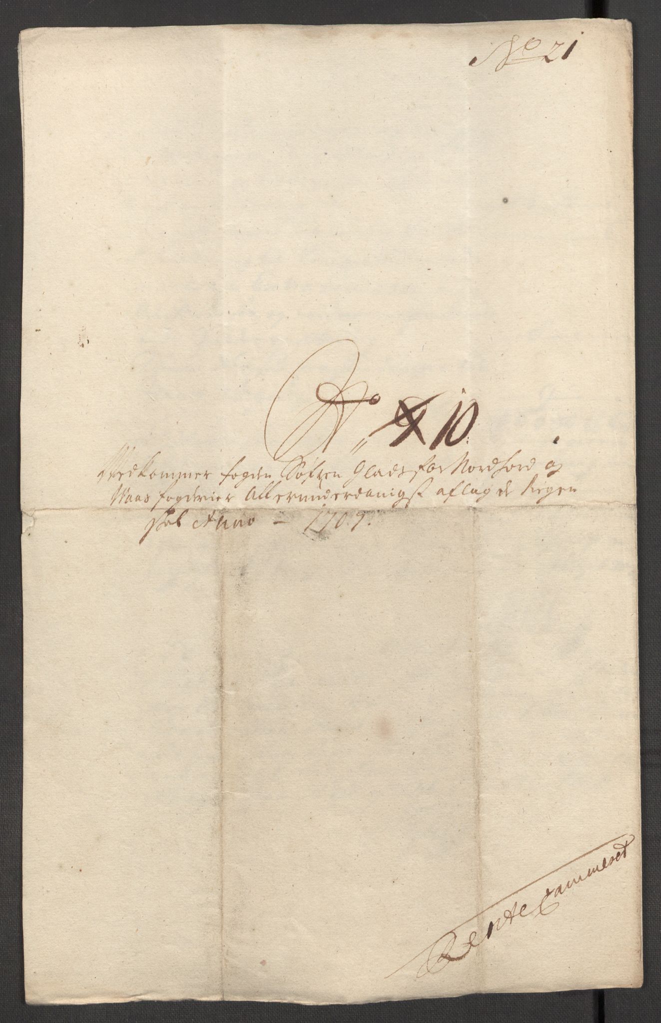Rentekammeret inntil 1814, Reviderte regnskaper, Fogderegnskap, RA/EA-4092/R51/L3188: Fogderegnskap Nordhordland og Voss, 1706-1707, p. 114