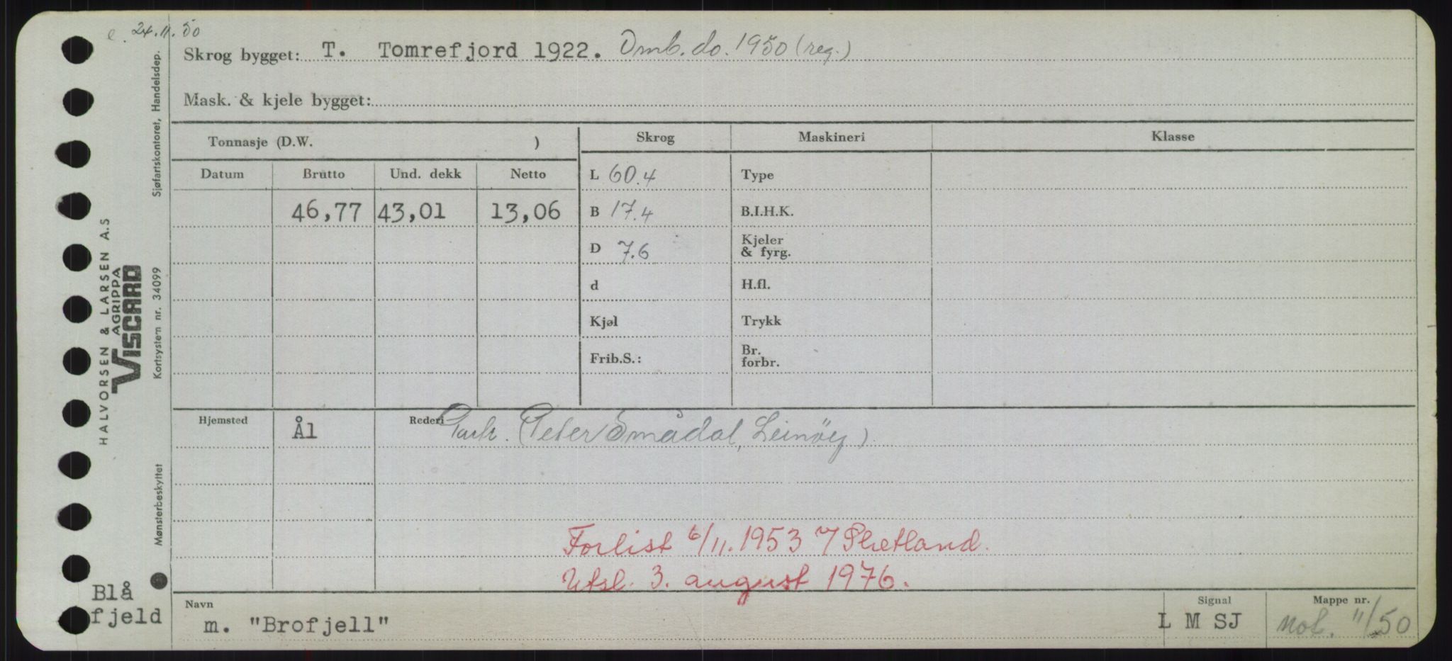 Sjøfartsdirektoratet med forløpere, Skipsmålingen, RA/S-1627/H/Hd/L0005: Fartøy, Br-Byg, p. 341