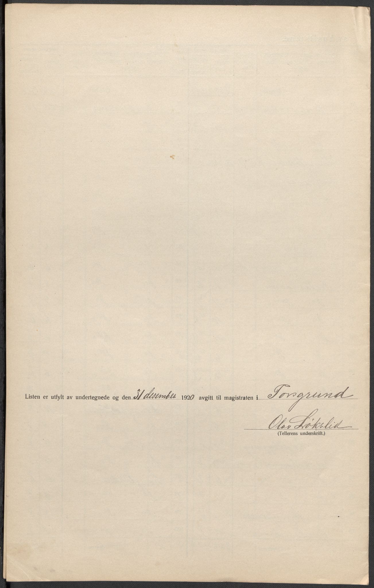 SAKO, 1920 census for Porsgrunn, 1920, p. 35