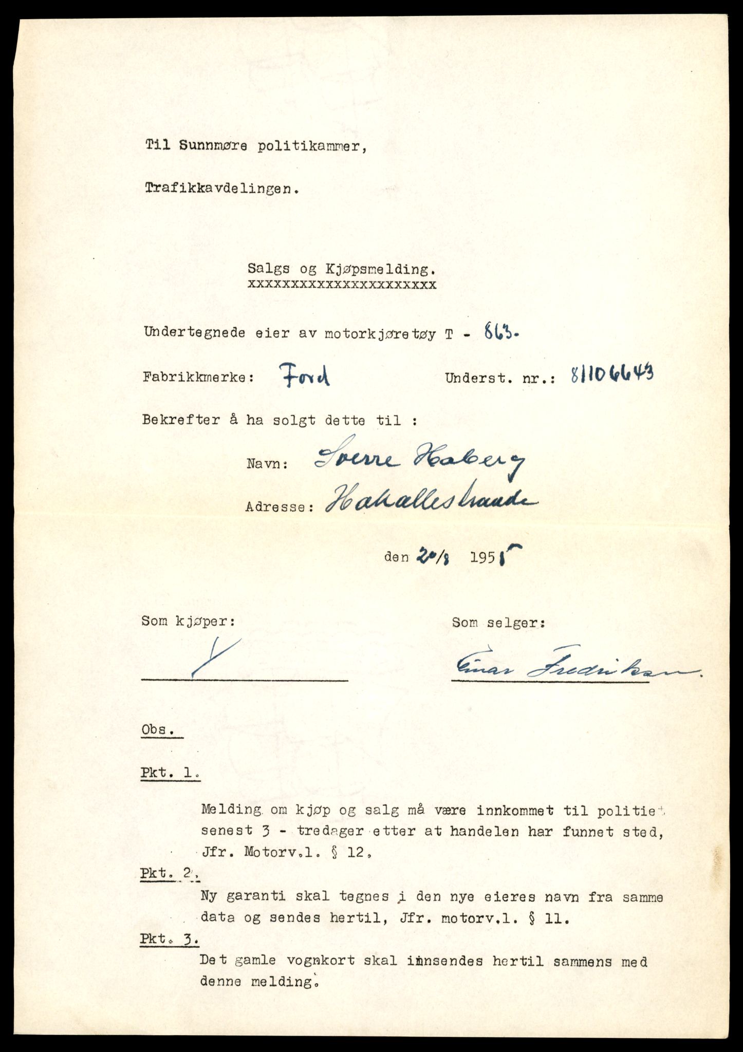 Møre og Romsdal vegkontor - Ålesund trafikkstasjon, AV/SAT-A-4099/F/Fe/L0049: Registreringskort for kjøretøy T 14864 - T 18613, 1927-1998, p. 709