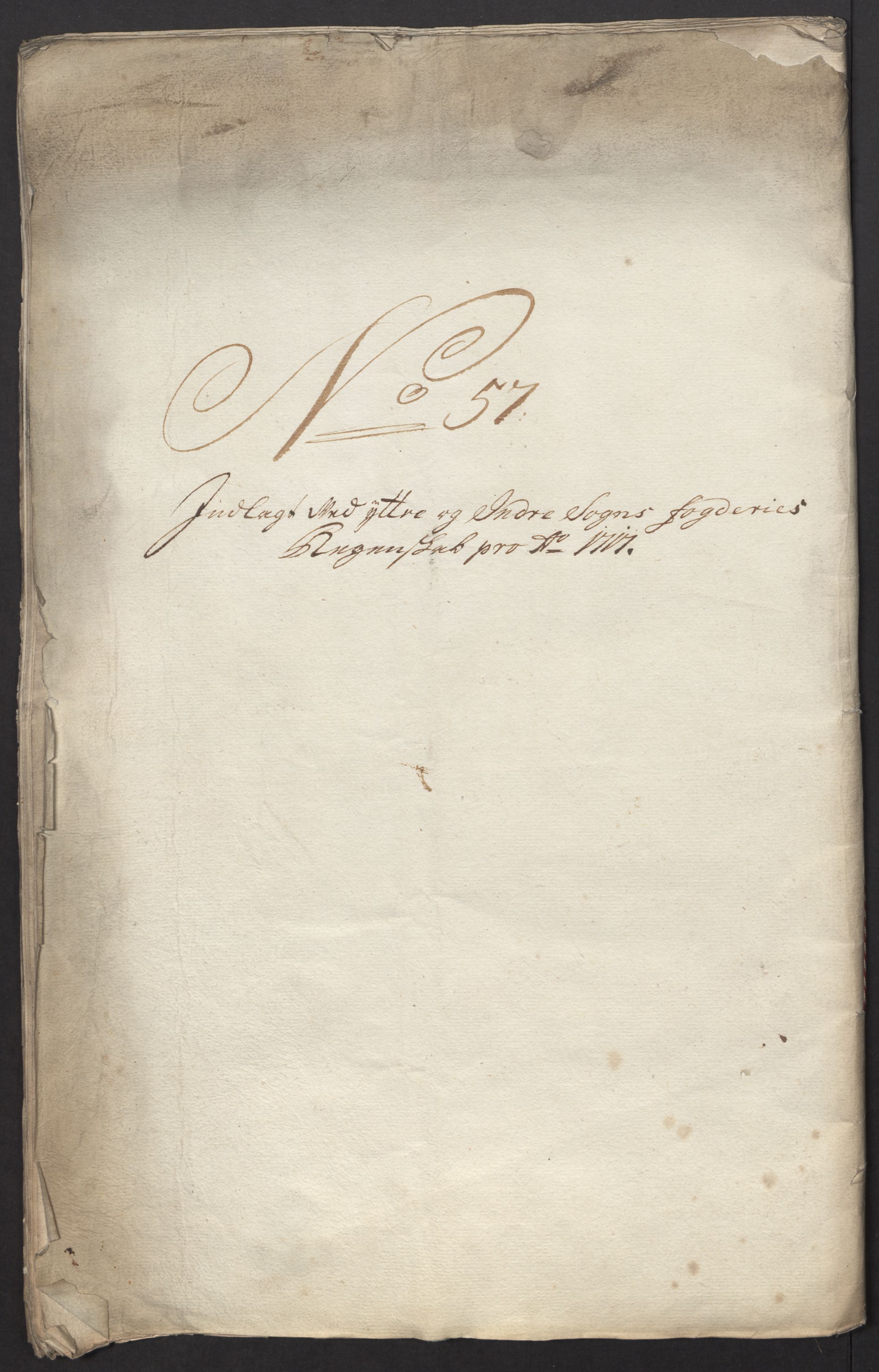 Rentekammeret inntil 1814, Reviderte regnskaper, Fogderegnskap, AV/RA-EA-4092/R52/L3321: Fogderegnskap Sogn, 1717-1718, p. 249