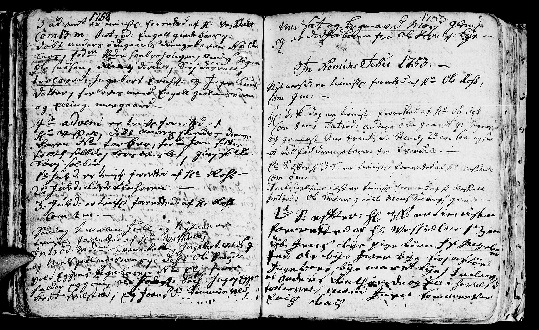 Ministerialprotokoller, klokkerbøker og fødselsregistre - Sør-Trøndelag, AV/SAT-A-1456/668/L0813: Parish register (copy) no. 668C02, 1743-1765