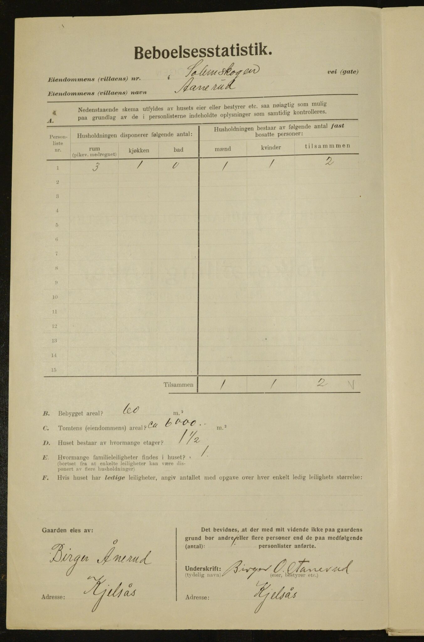 , Municipal Census 1923 for Aker, 1923, p. 31102