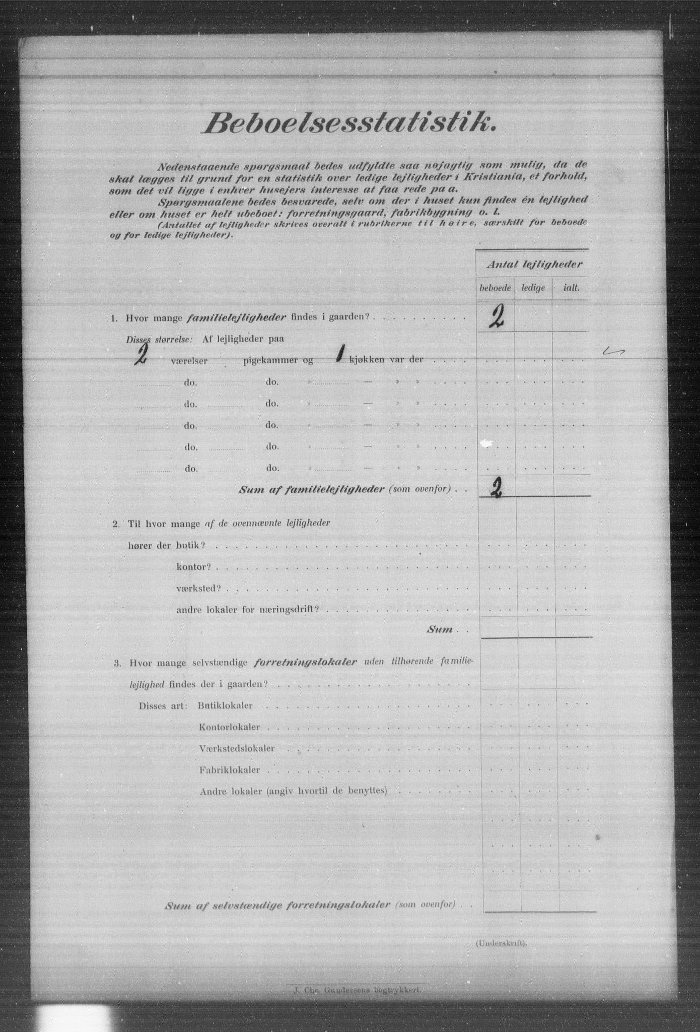 OBA, Municipal Census 1903 for Kristiania, 1903, p. 5502