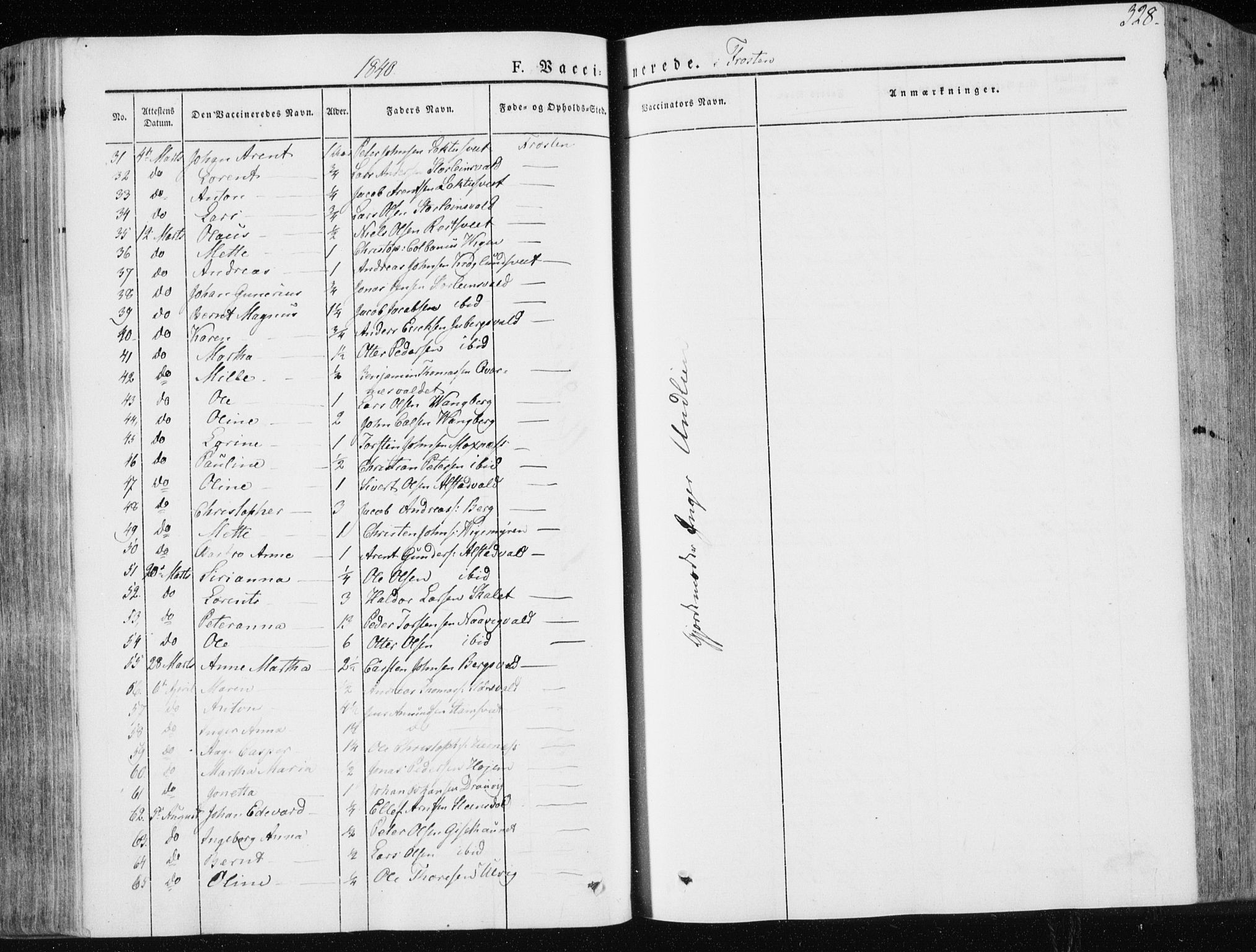 Ministerialprotokoller, klokkerbøker og fødselsregistre - Nord-Trøndelag, SAT/A-1458/713/L0115: Parish register (official) no. 713A06, 1838-1851, p. 328