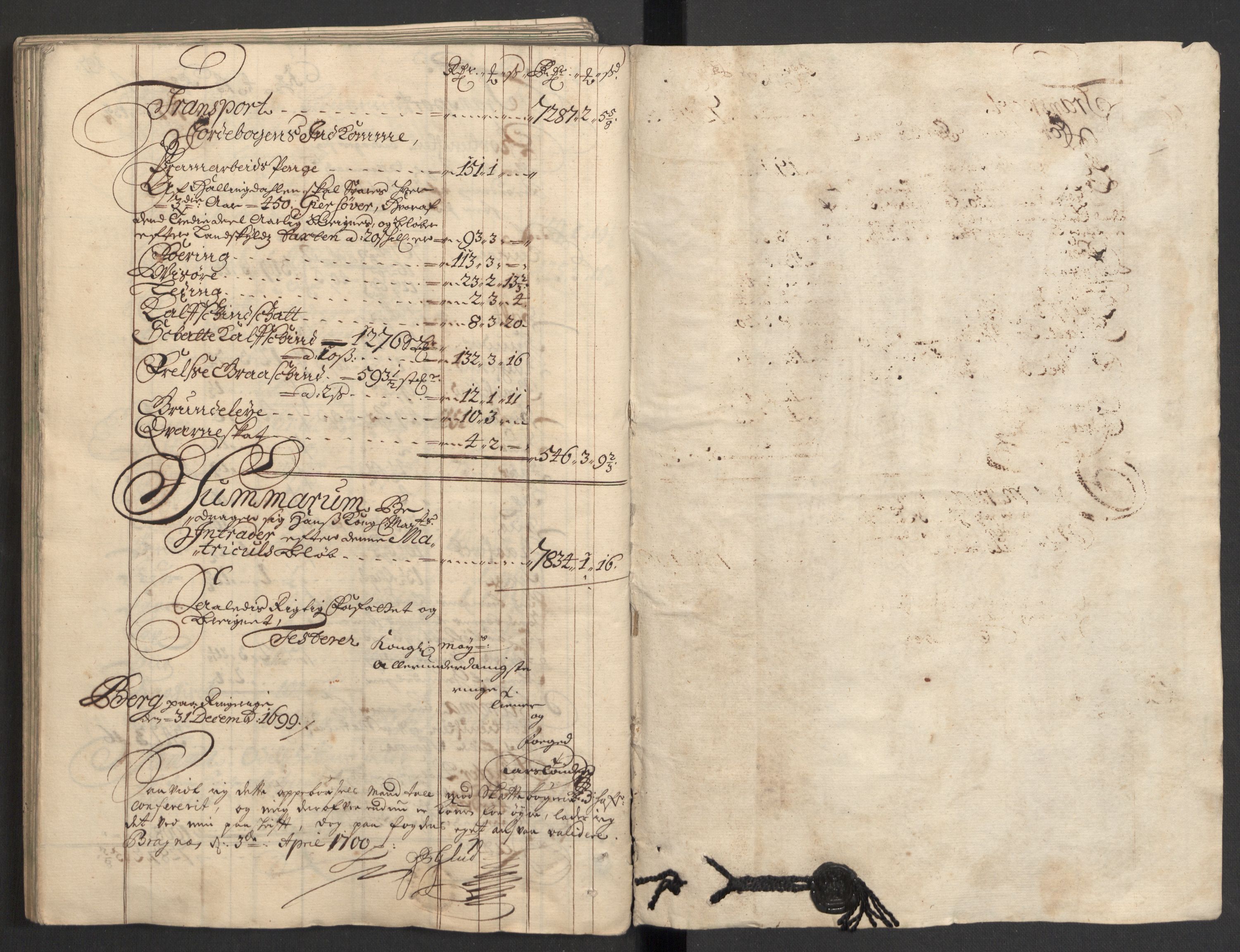 Rentekammeret inntil 1814, Reviderte regnskaper, Fogderegnskap, RA/EA-4092/R22/L1456: Fogderegnskap Ringerike, Hallingdal og Buskerud, 1699, p. 223