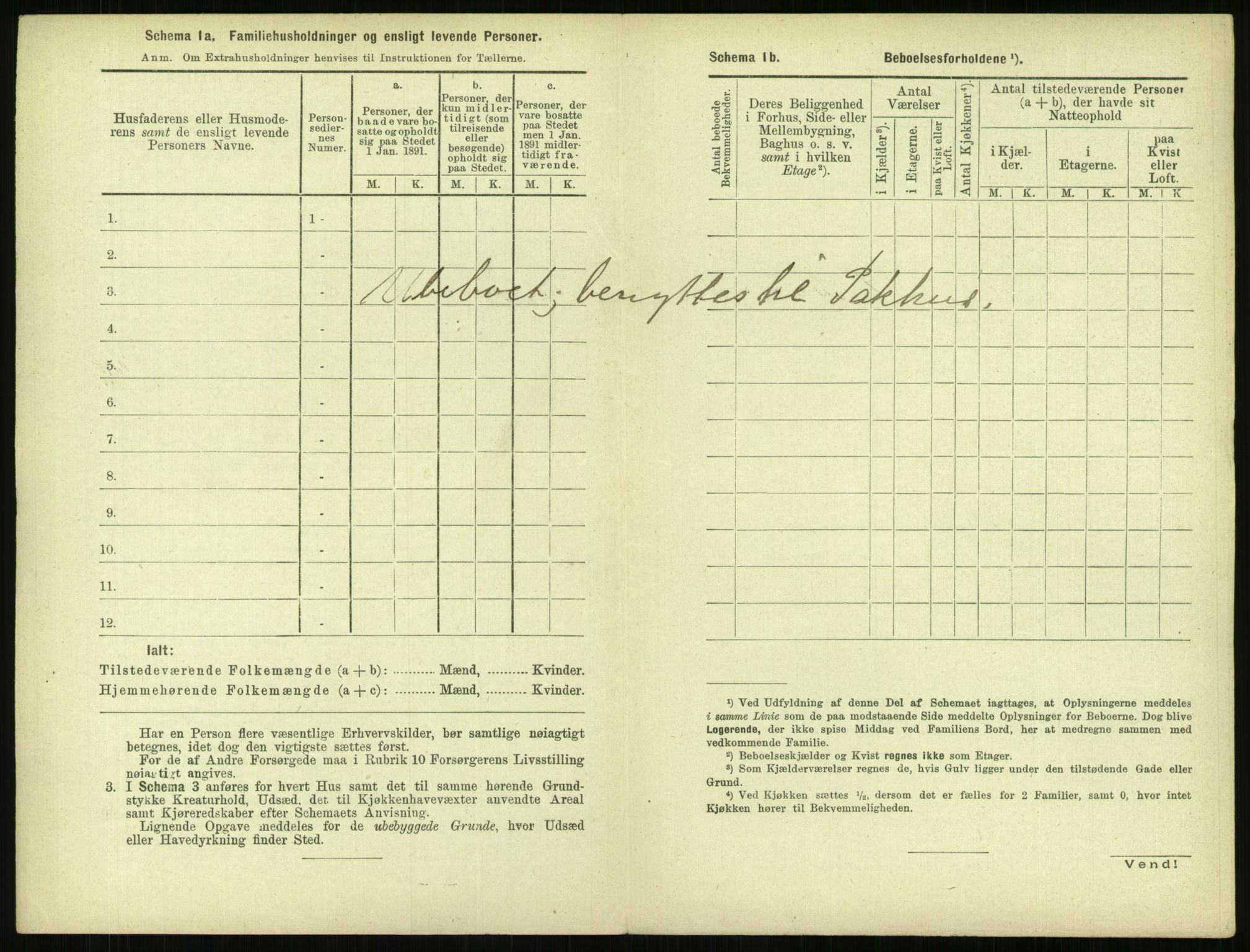 RA, 1891 census for 1103 Stavanger, 1891, p. 262