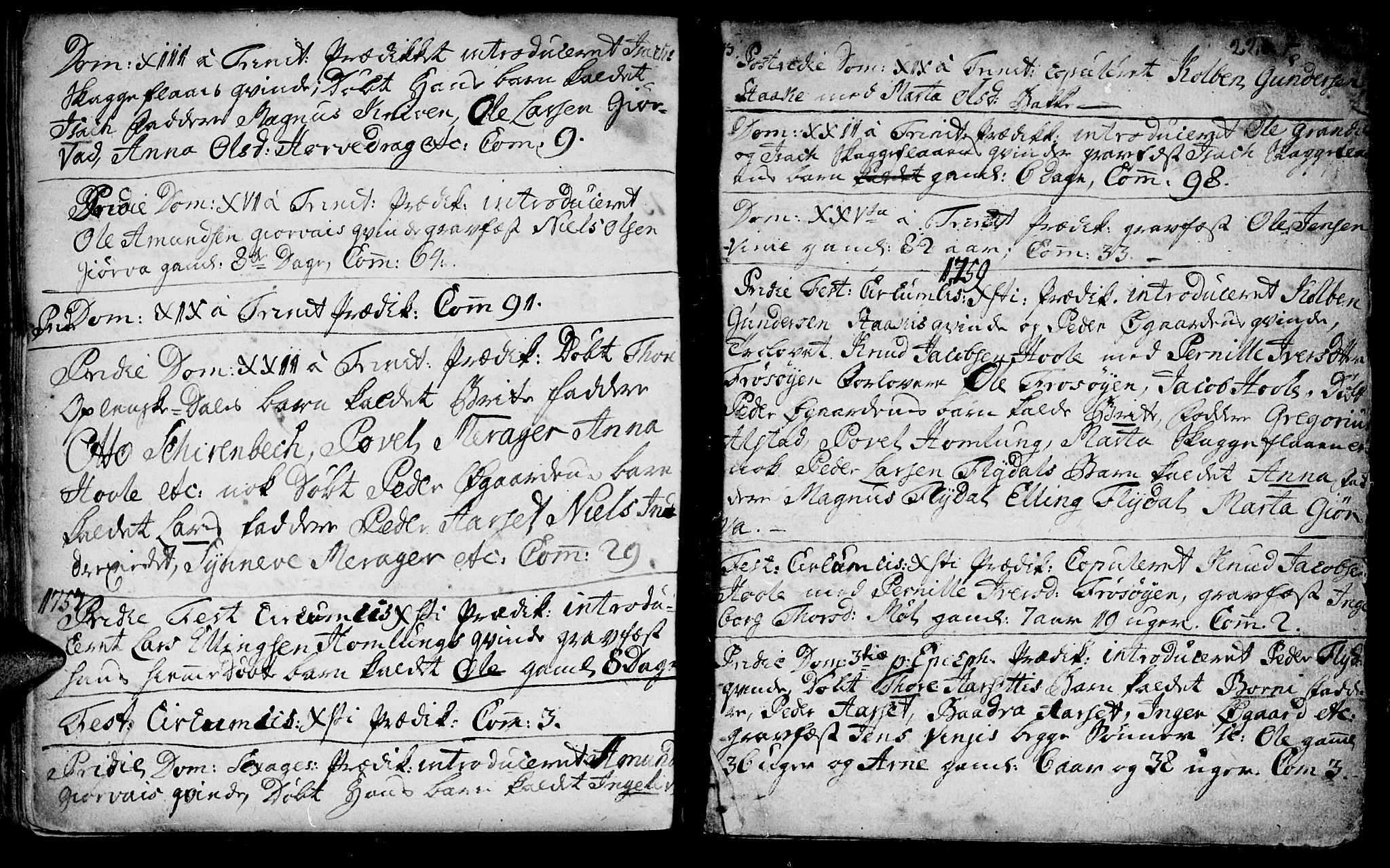 Ministerialprotokoller, klokkerbøker og fødselsregistre - Møre og Romsdal, AV/SAT-A-1454/519/L0242: Parish register (official) no. 519A01 /3, 1736-1761, p. 226