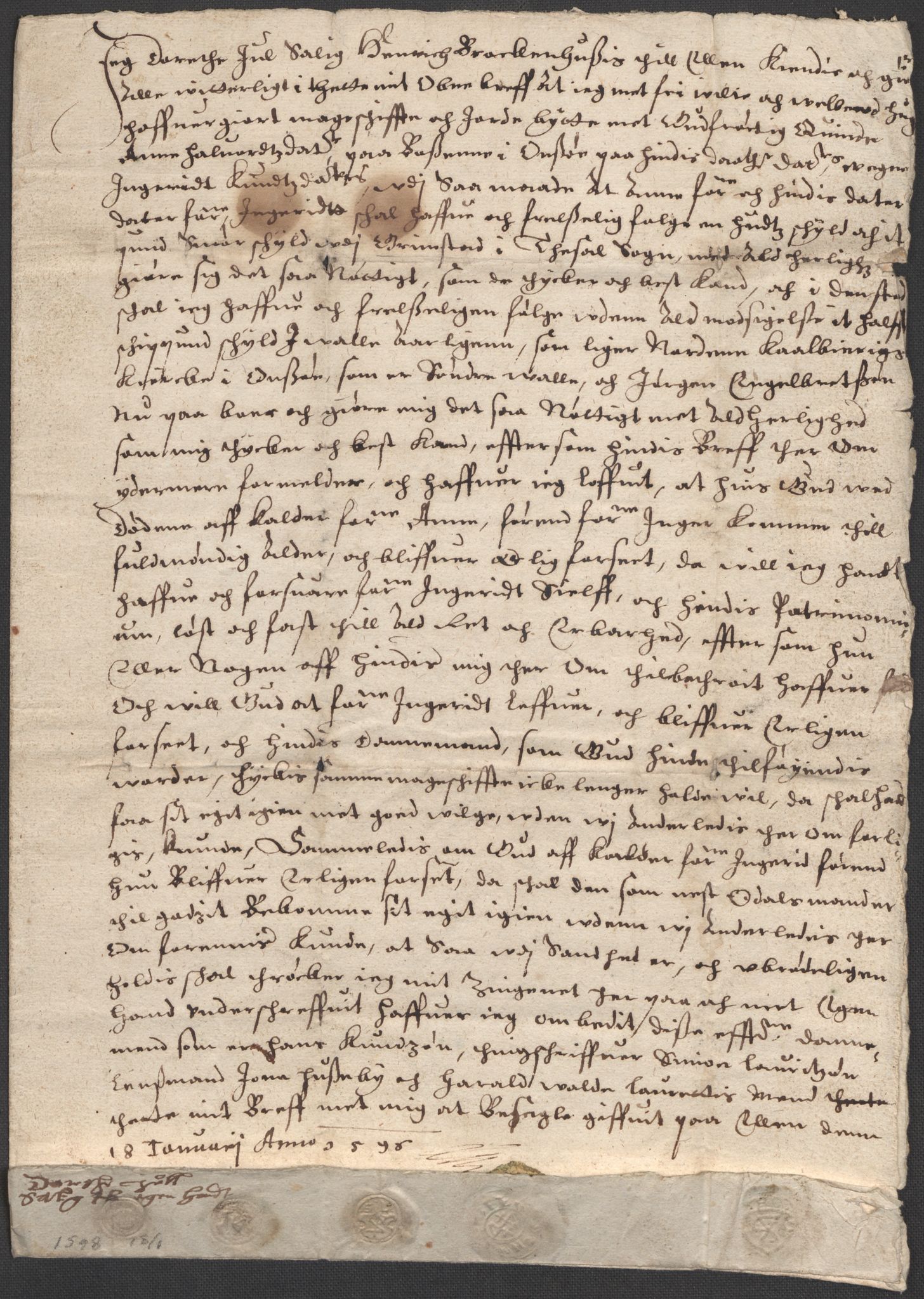 Riksarkivets diplomsamling, AV/RA-EA-5965/F12/L0009: Pk. 8 (III), 1435-1728, p. 23