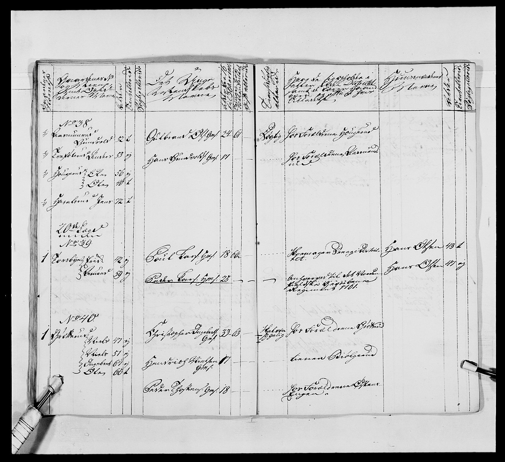 Kommanderende general (KG I) med Det norske krigsdirektorium, AV/RA-EA-5419/E/Ea/L0488: 1. Akershusiske regiment, 1765, p. 247