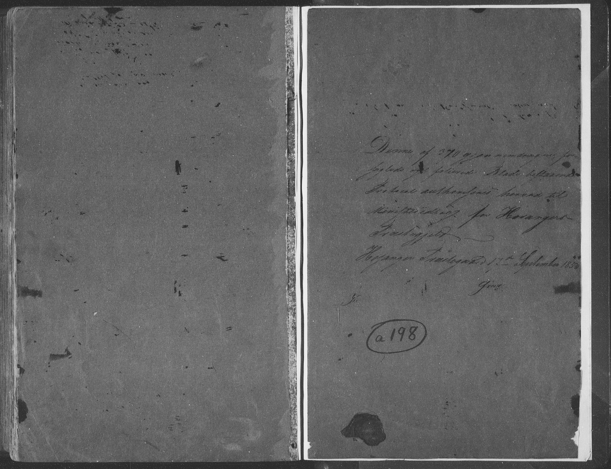 Hosanger sokneprestembete, AV/SAB-A-75801/H/Haa: Parish register (official) no. A 8, 1849-1863