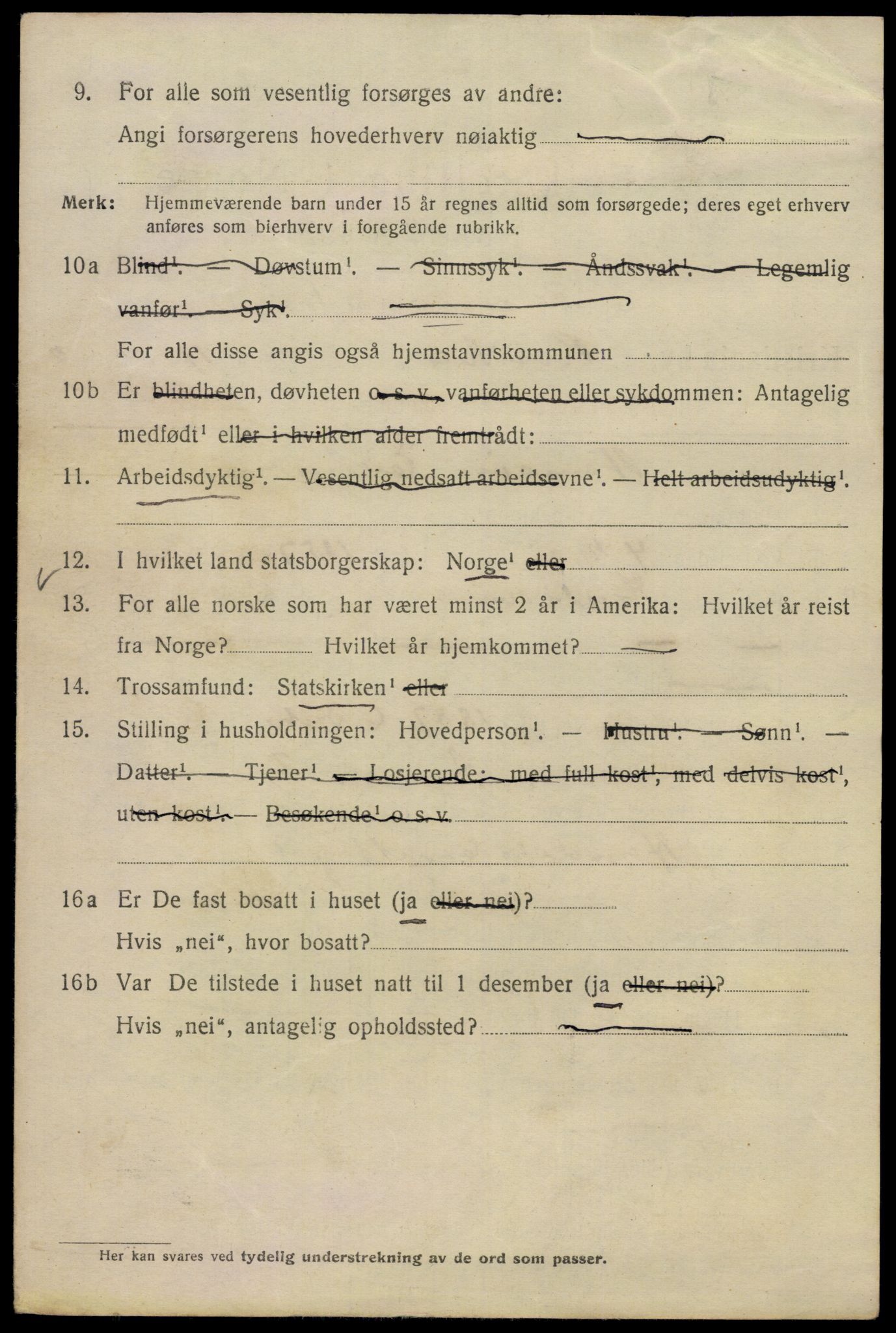 SAO, 1920 census for Kristiania, 1920, p. 460260