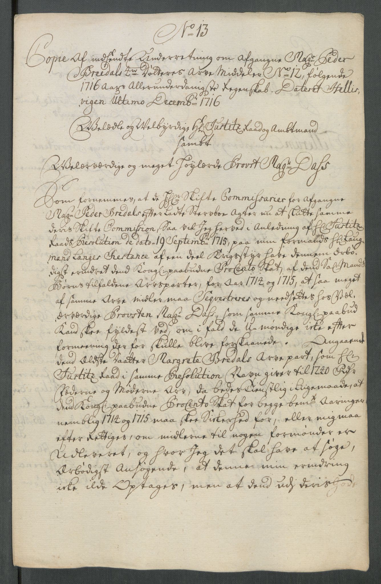 Rentekammeret inntil 1814, Reviderte regnskaper, Fogderegnskap, AV/RA-EA-4092/R65/L4515: Fogderegnskap Helgeland, 1717, p. 188