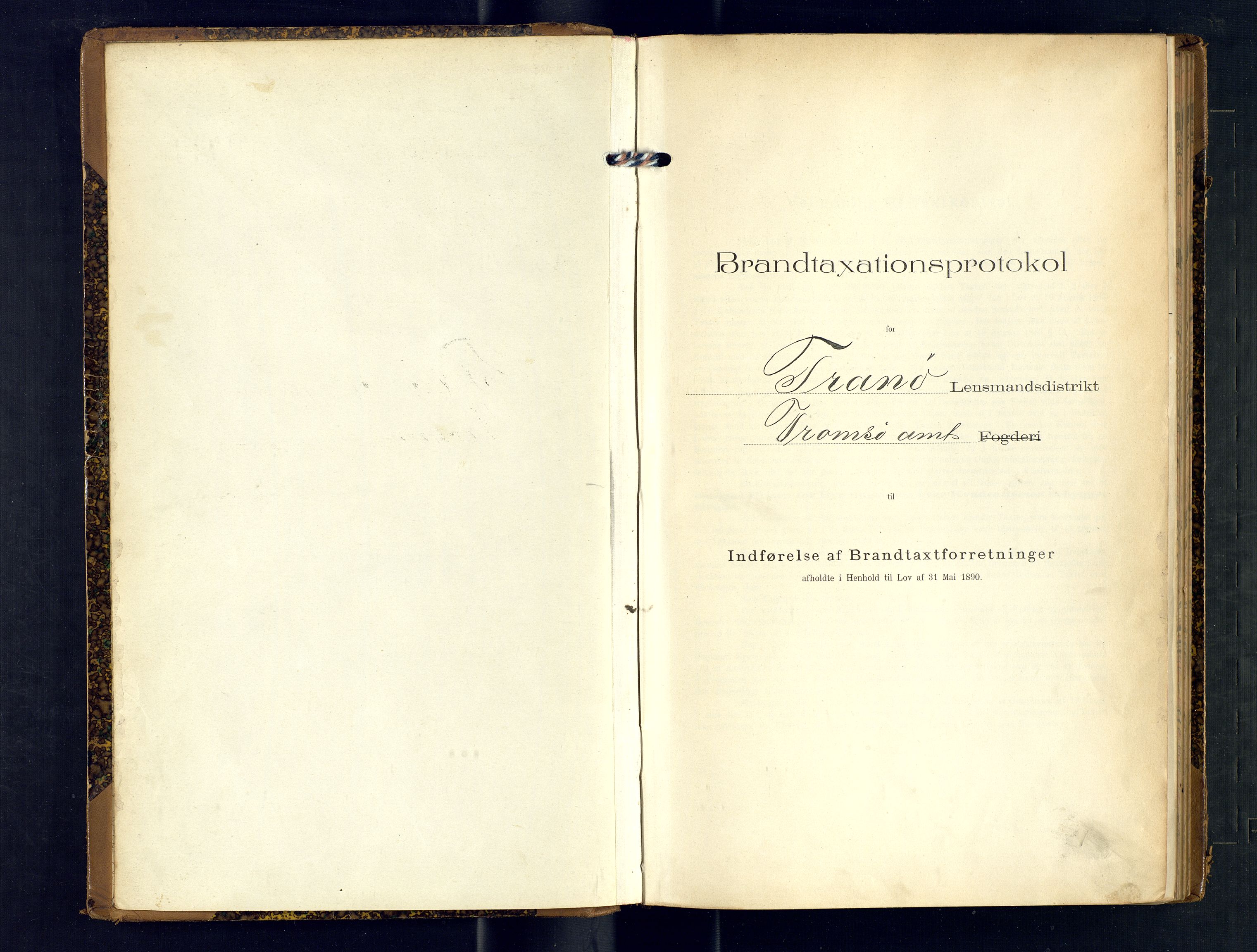 Tranøy lensmannskontor (Sørreisa lensmannskontor), AV/SATØ-SATØ-46/1/F/Fq/Fqc/L0252: Branntakstprotokoller, 1903-1906