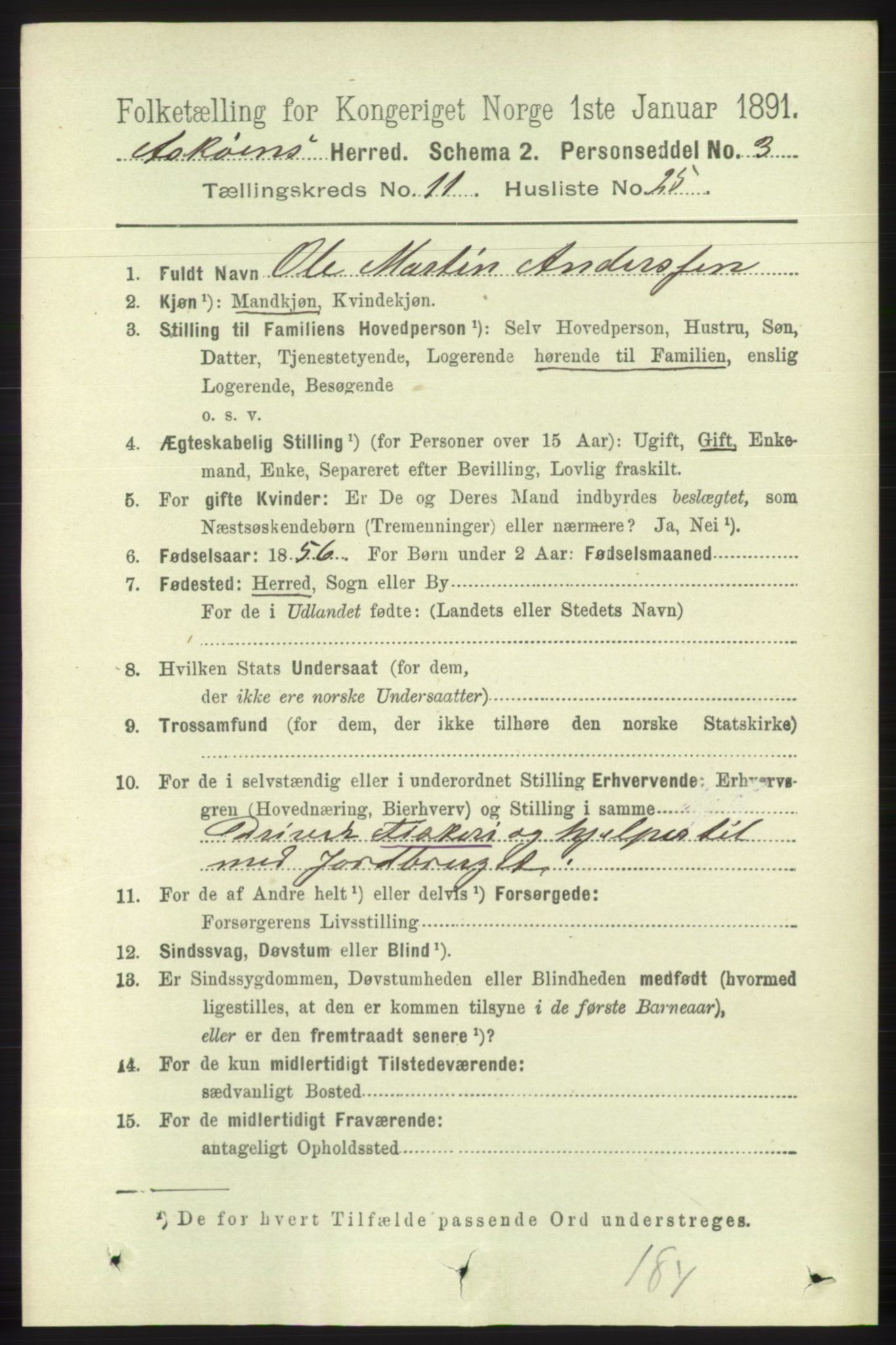 RA, 1891 census for 1247 Askøy, 1891, p. 7421