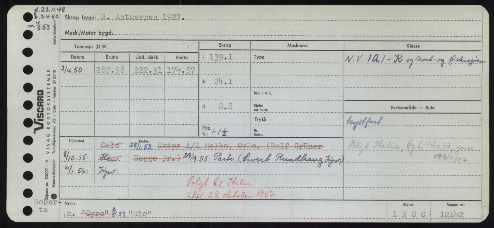 Sjøfartsdirektoratet med forløpere, Skipsmålingen, AV/RA-S-1627/H/Hd/L0030: Fartøy, Q-Riv, p. 611