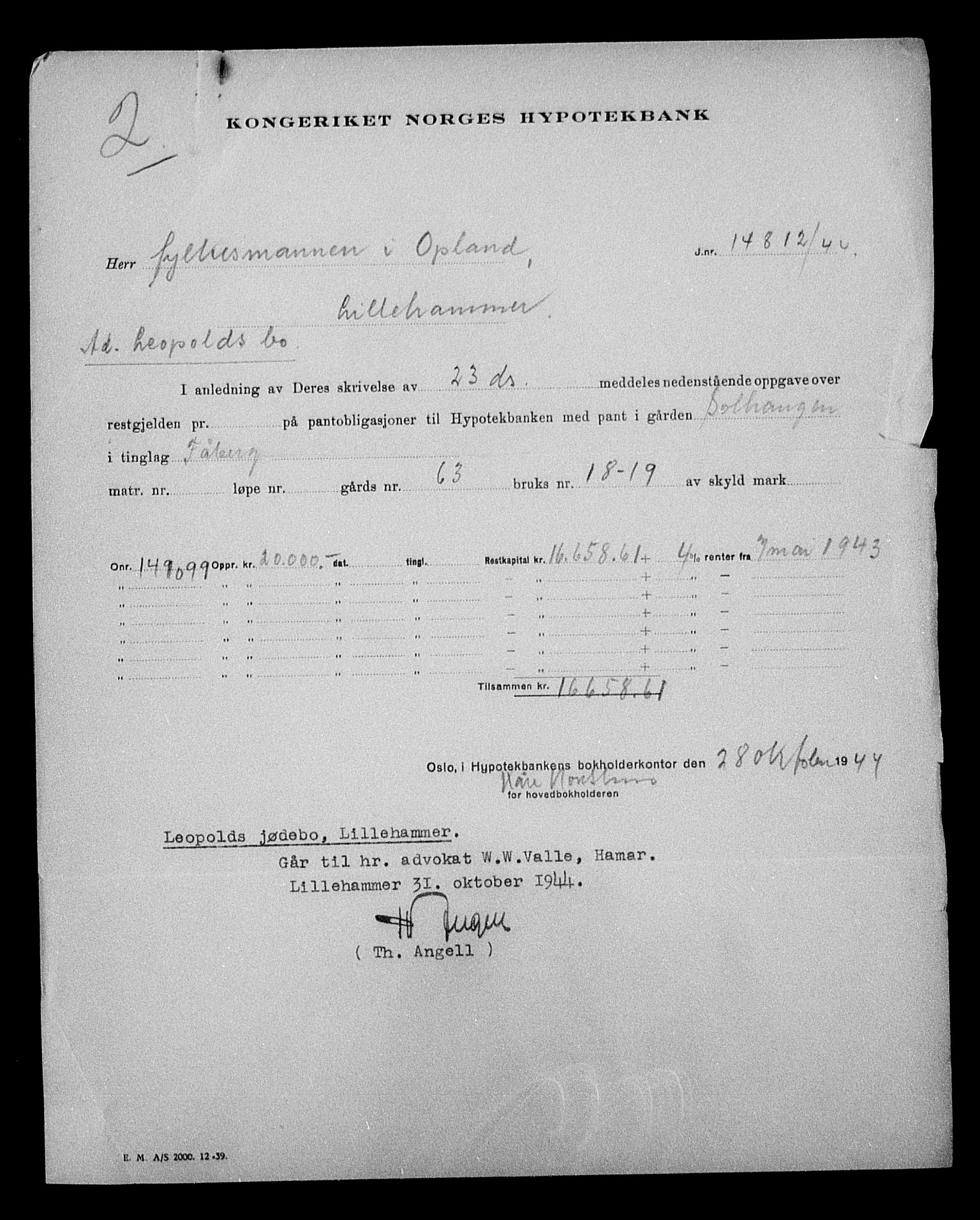 Justisdepartementet, Tilbakeføringskontoret for inndratte formuer, AV/RA-S-1564/H/Hc/Hcd/L1002: --, 1945-1947, p. 341