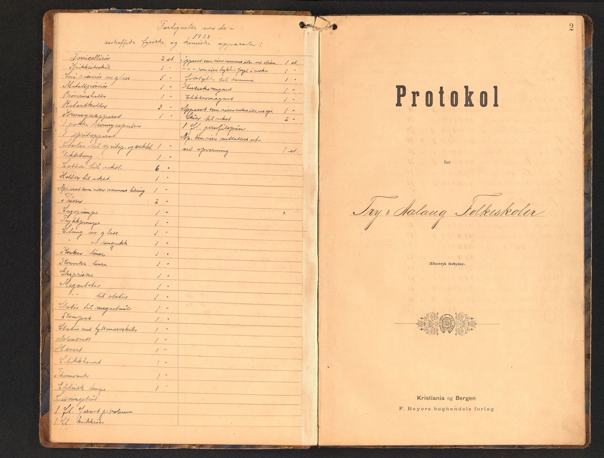 Søgne kommune - Ålo, ARKSOR/1018SØ567/H/L0001: Skoleprotokoll (d), 1894-1927