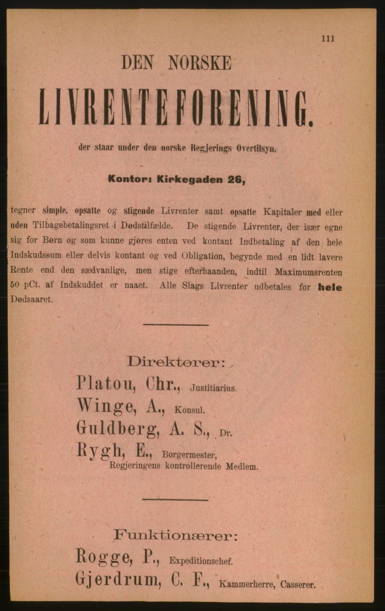 Kristiania/Oslo adressebok, PUBL/-, 1889, p. 111