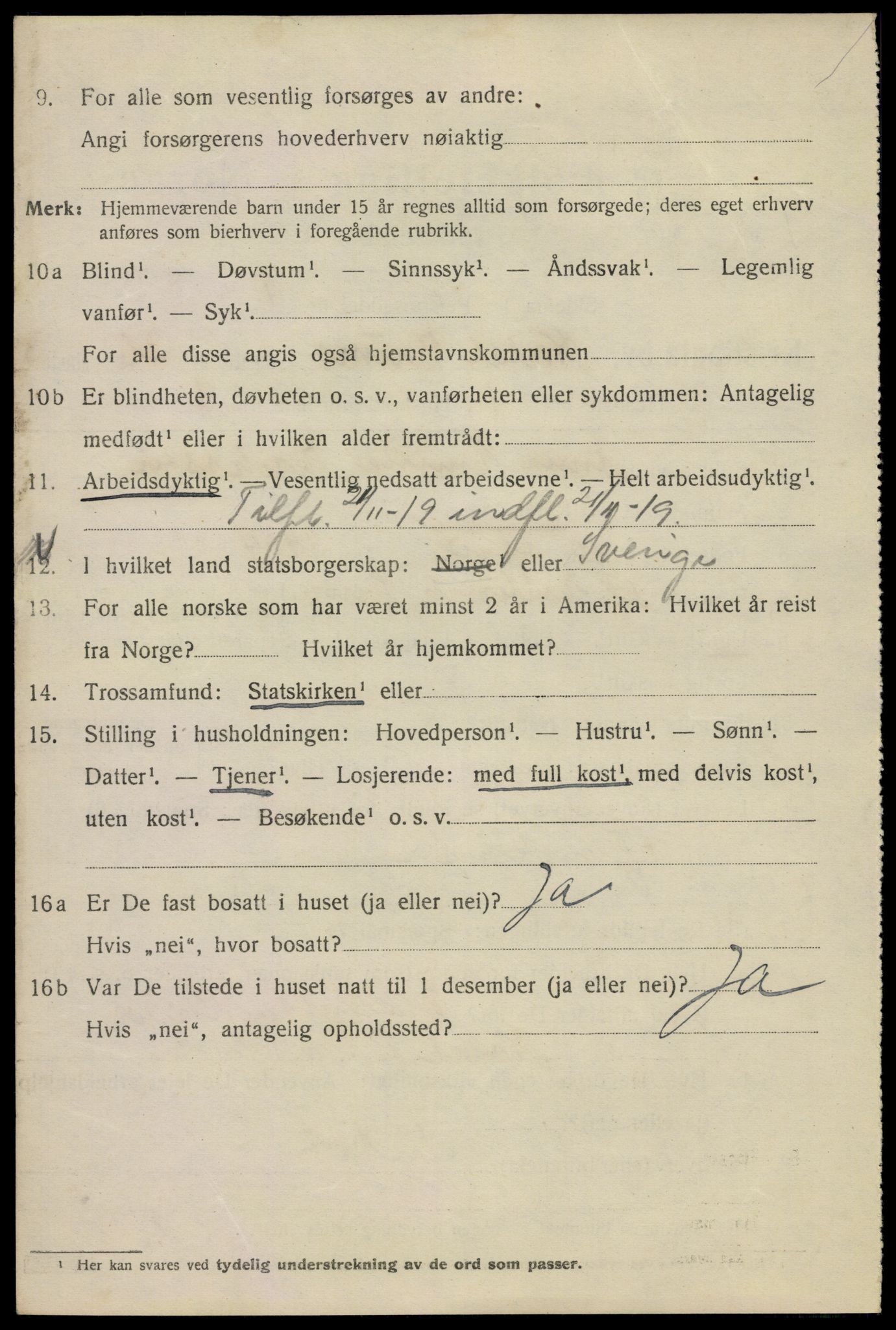 SAO, 1920 census for Kristiania, 1920, p. 422096