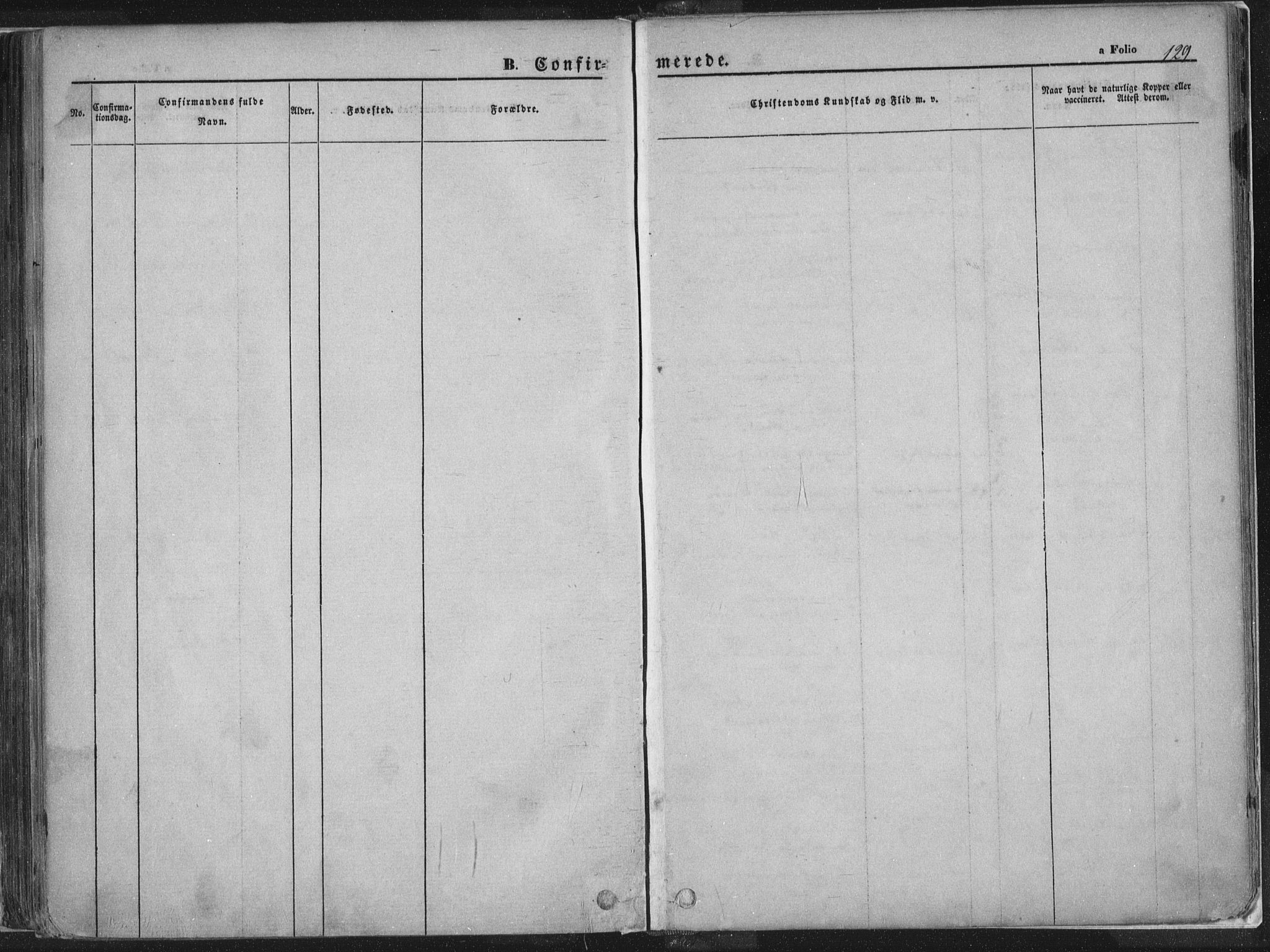 Domkirken sokneprestkontor, SAST/A-101812/001/30/30BA/L0018: Parish register (official) no. A 17, 1857-1877, p. 129