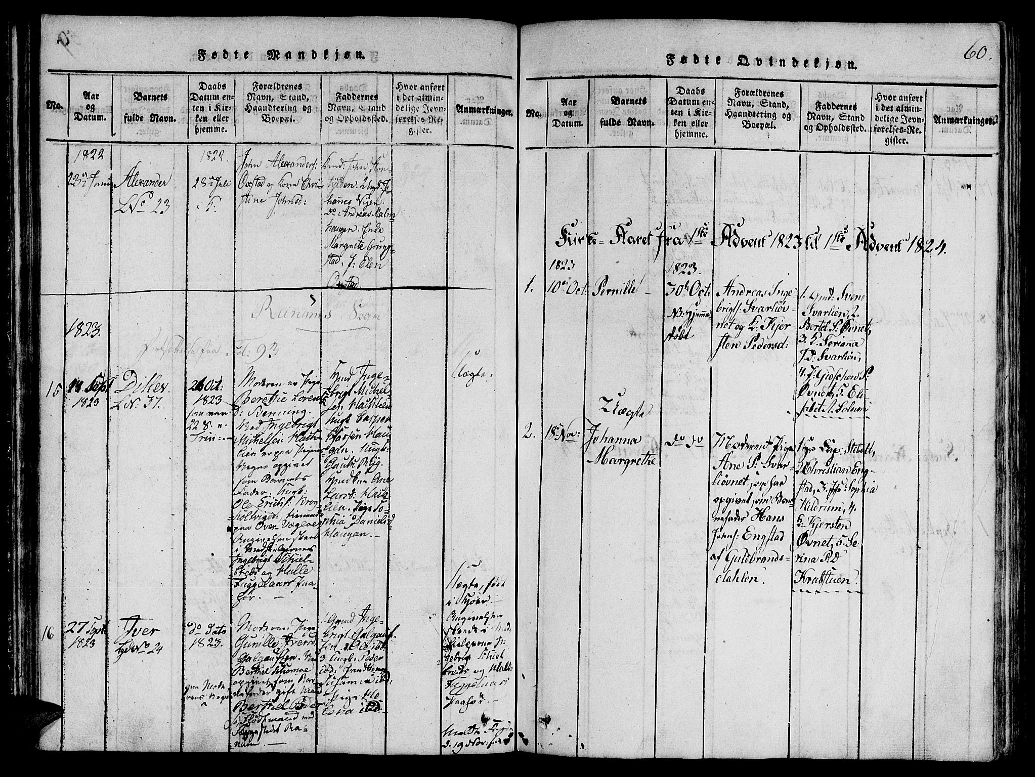 Ministerialprotokoller, klokkerbøker og fødselsregistre - Nord-Trøndelag, AV/SAT-A-1458/764/L0546: Parish register (official) no. 764A06 /1, 1816-1823, p. 60