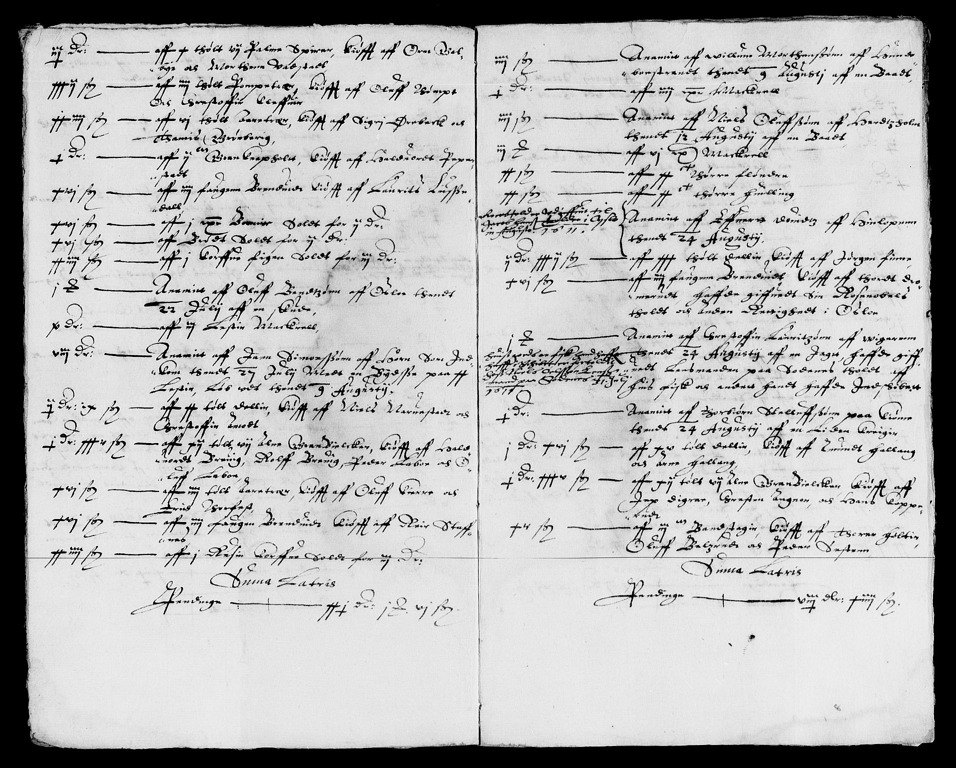 Rentekammeret inntil 1814, Reviderte regnskaper, Lensregnskaper, AV/RA-EA-5023/R/Rb/Rba/L0027: Akershus len, 1611-1612