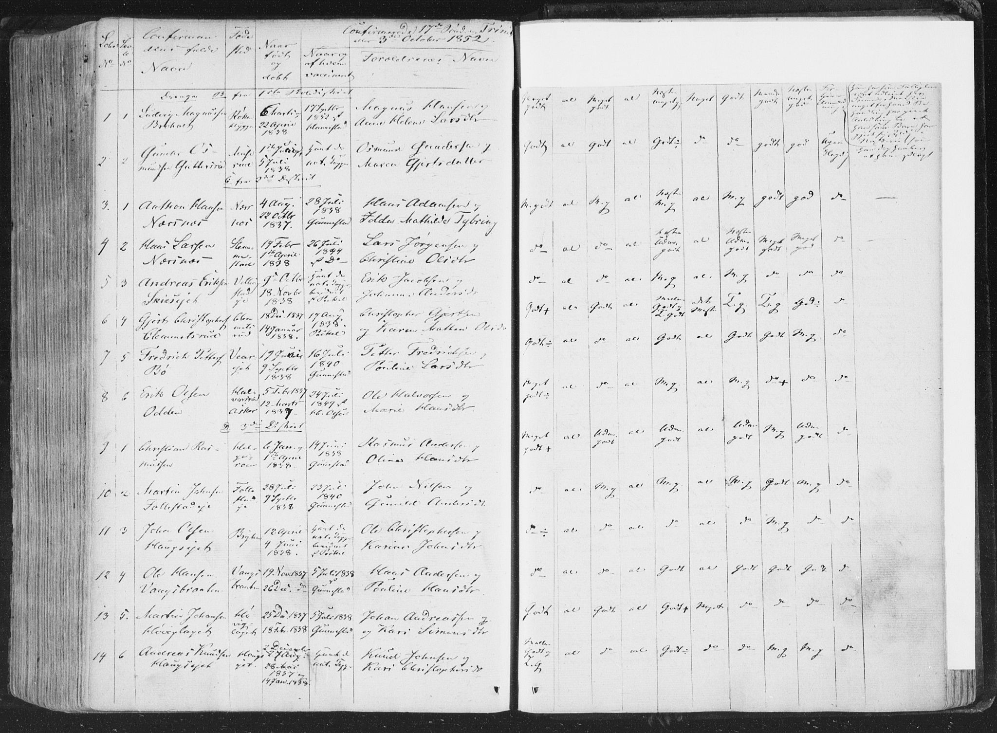 Røyken kirkebøker, AV/SAKO-A-241/F/Fa/L0005: Parish register (official) no. 5, 1833-1856, p. 310