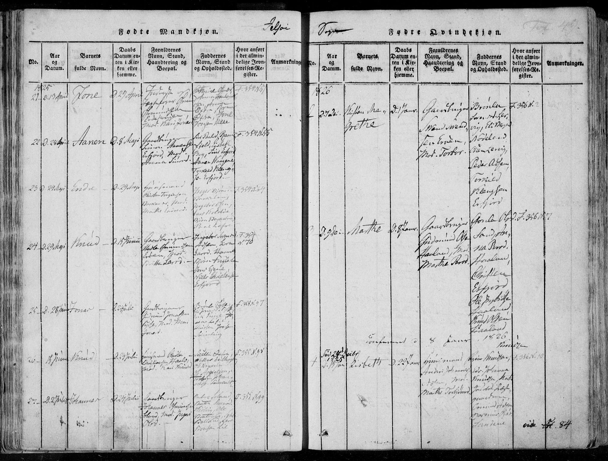 Jelsa sokneprestkontor, SAST/A-101842/01/IV: Parish register (official) no. A 5, 1816-1828, p. 49