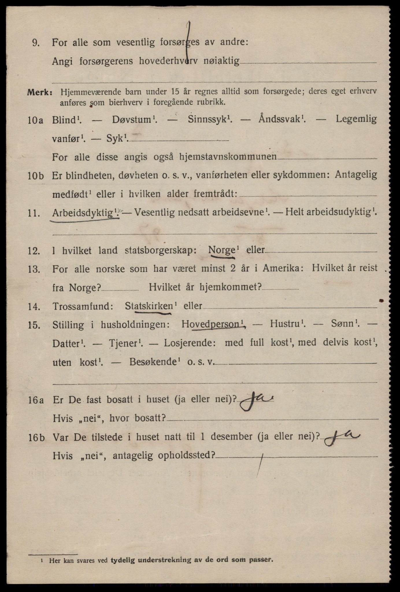 SAST, 1920 census for Stavanger, 1920, p. 56063