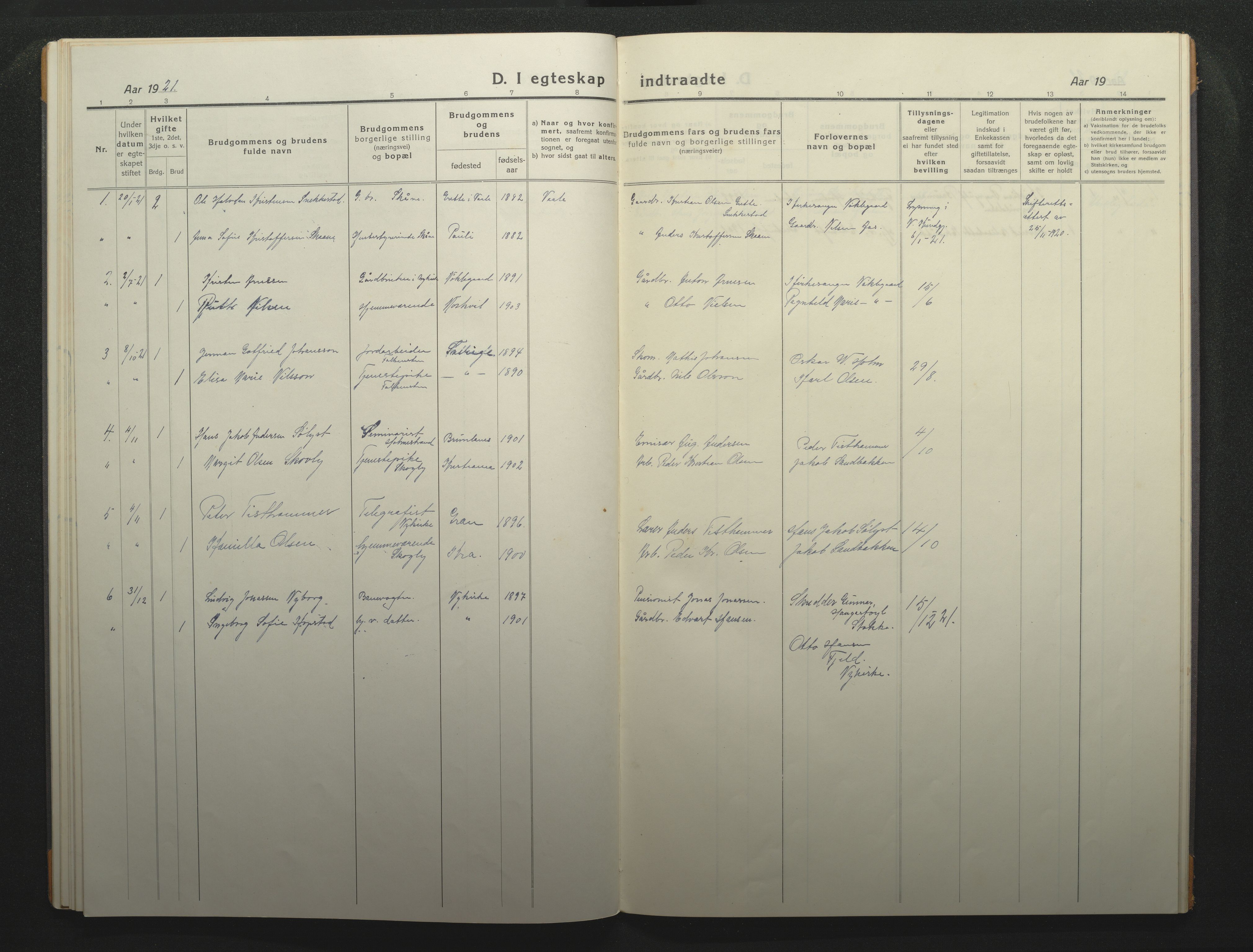 Borre kirkebøker, AV/SAKO-A-338/F/Fc/L0004: Parish register (official) no. III 4, 1918-1925