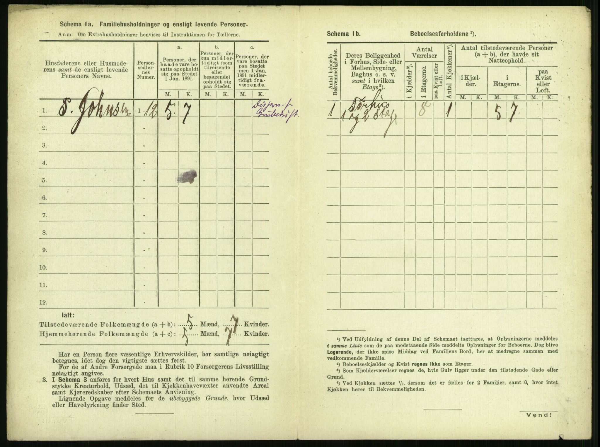 RA, 1891 census for 1103 Stavanger, 1891, p. 1956