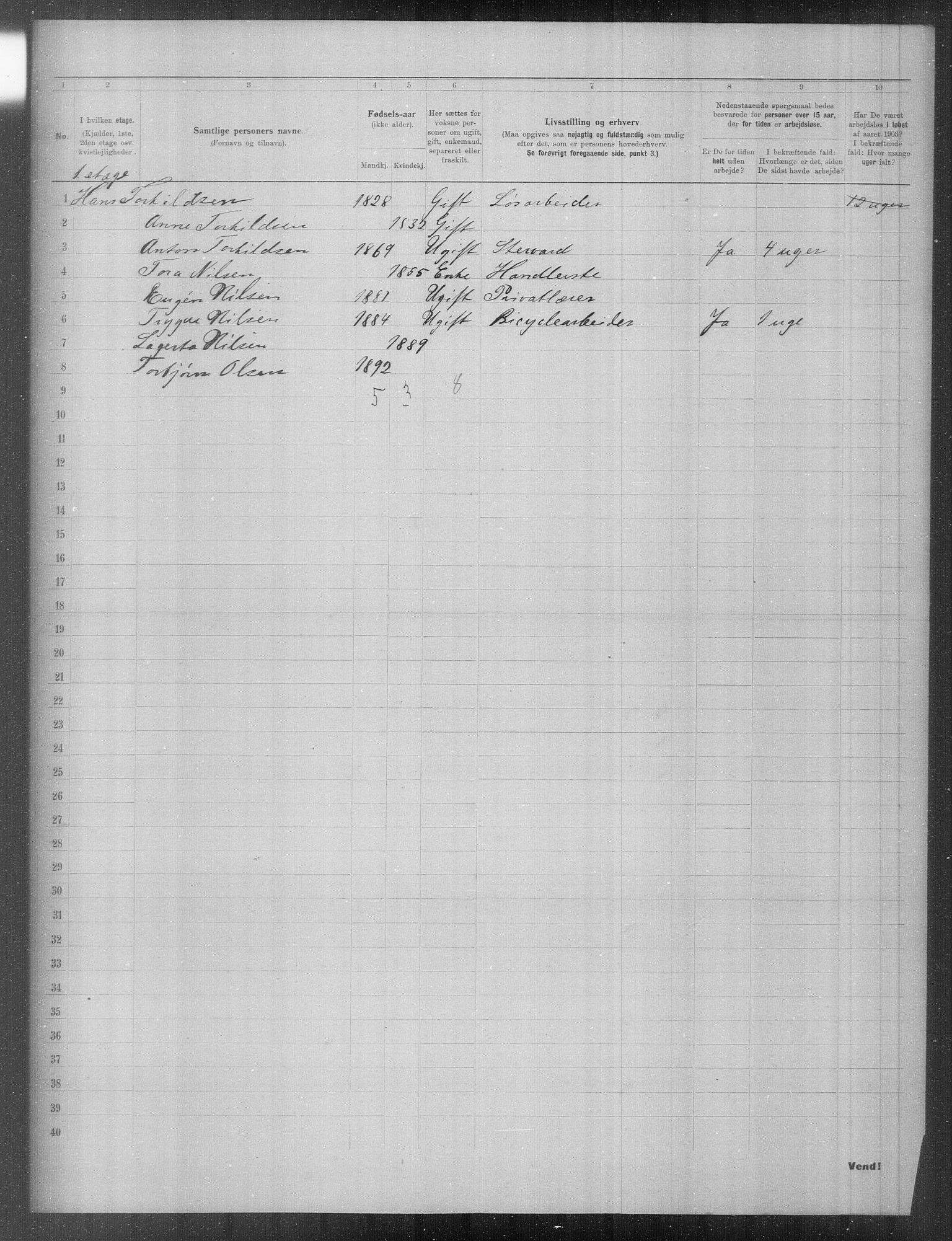 OBA, Municipal Census 1903 for Kristiania, 1903, p. 14773